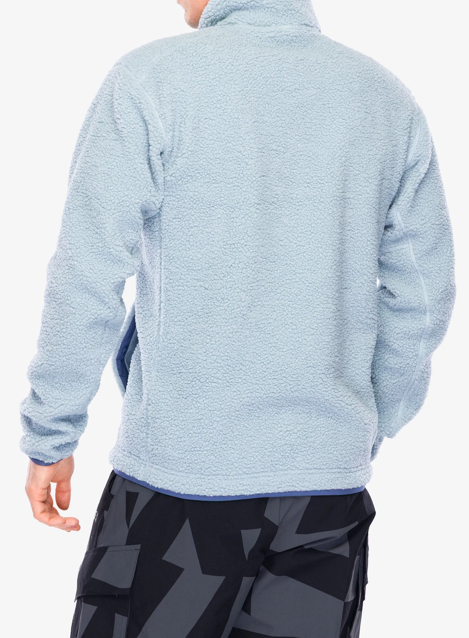 Flis adidas TERREX Xploric High Pile Fleece Pullover Sweatshirt - magic grey
