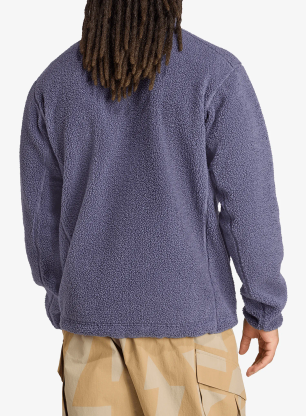 Flis adidas TERREX Xploric High Pile Fleece Pullover Sweatshirt - preloved violet