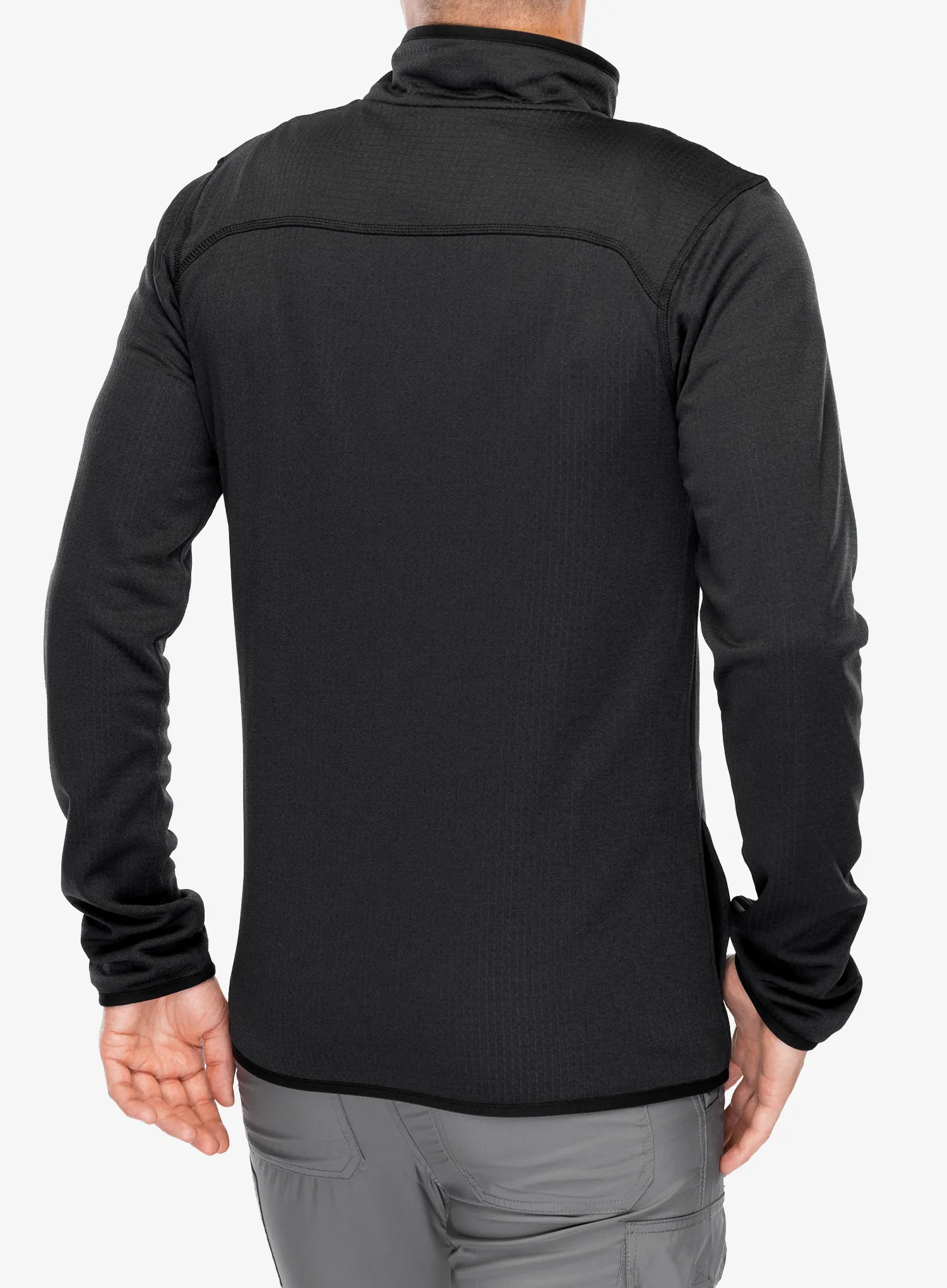 Flis Columbia Essential Hike Grid Fleece Full Zip - black