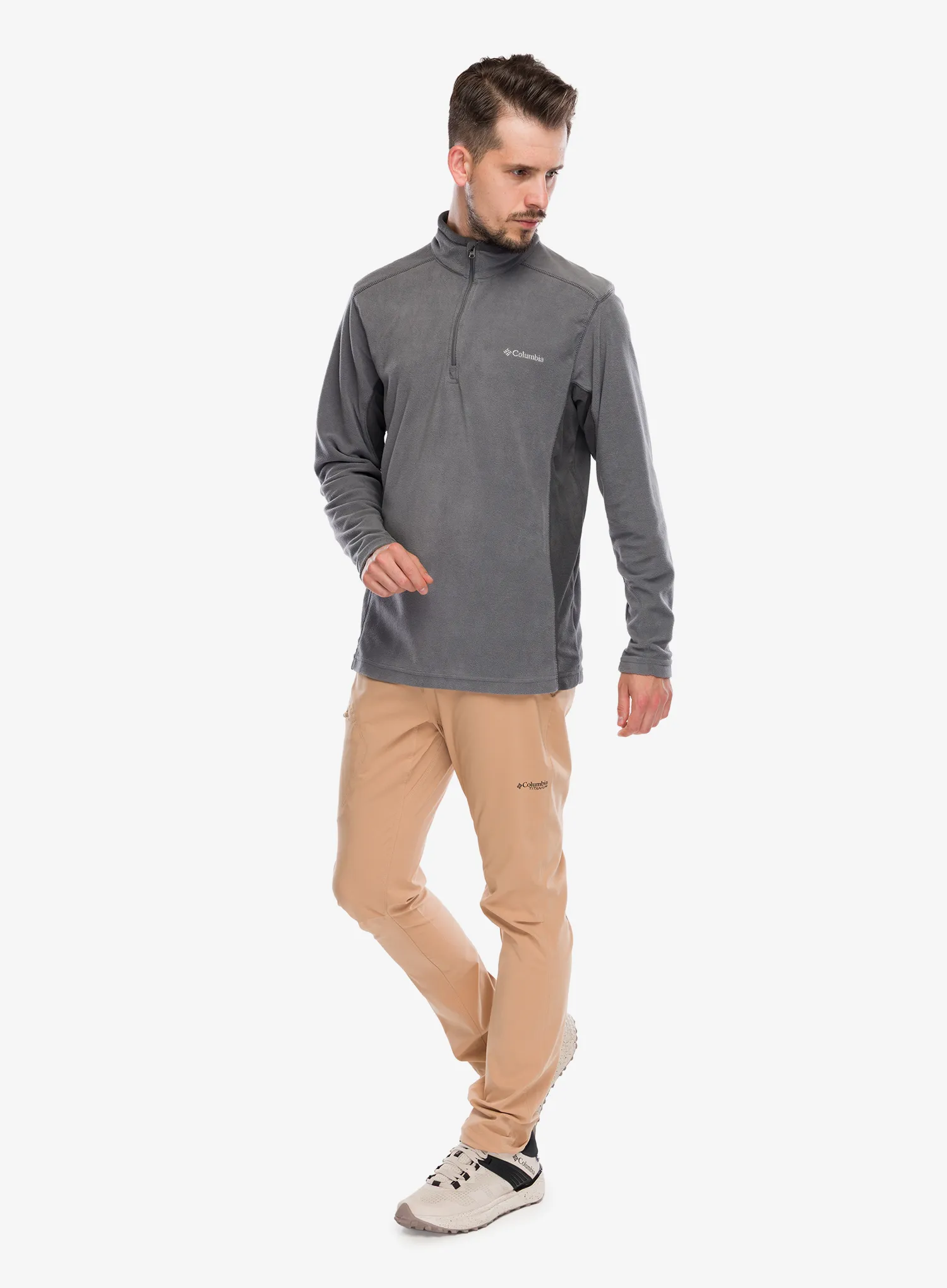 Flis Columbia Klamath Range II 1/2 Zip - city grey/shark