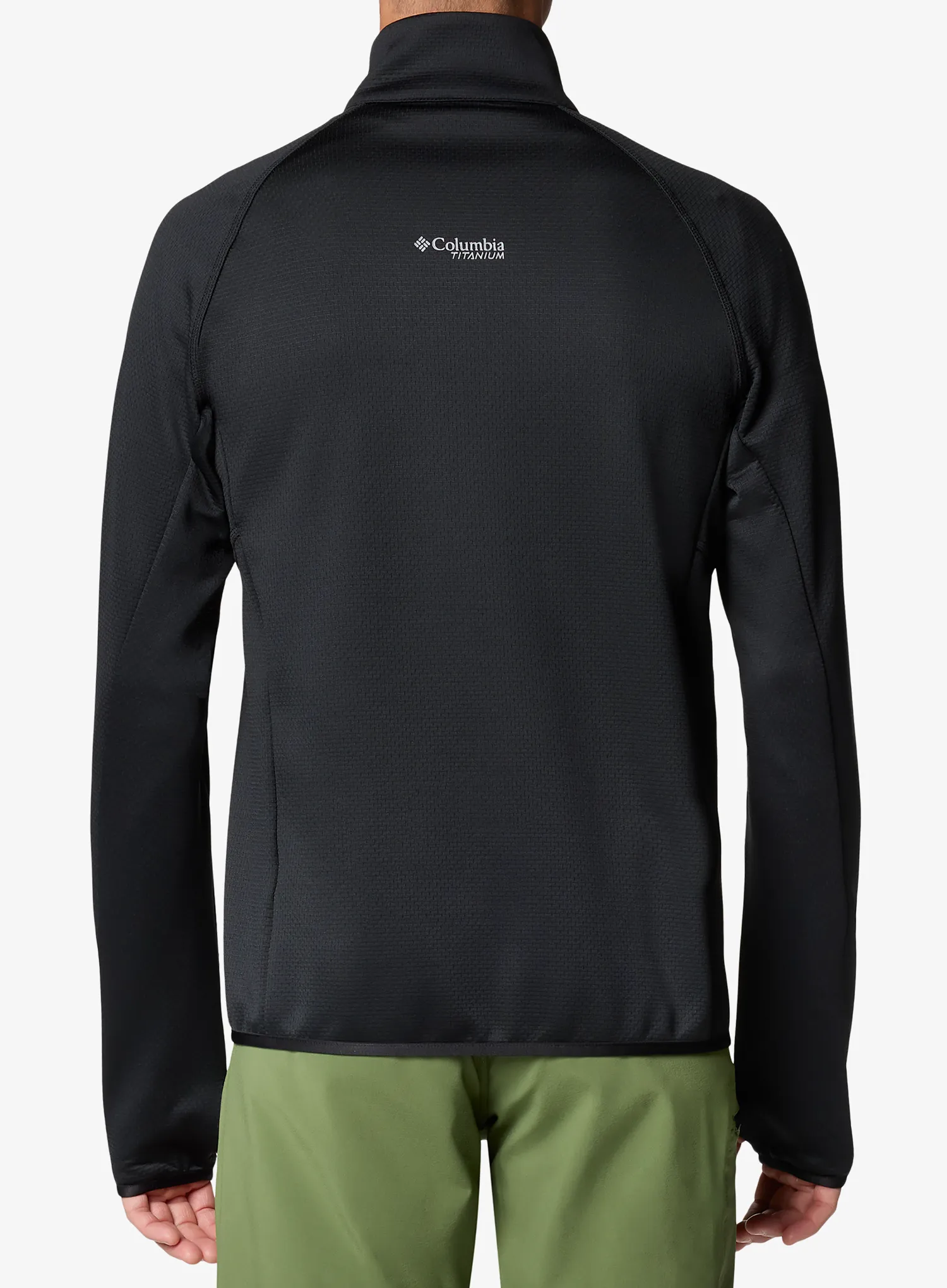 Flis Columbia Triple Canyon Grid Fleece Full Zip II - black