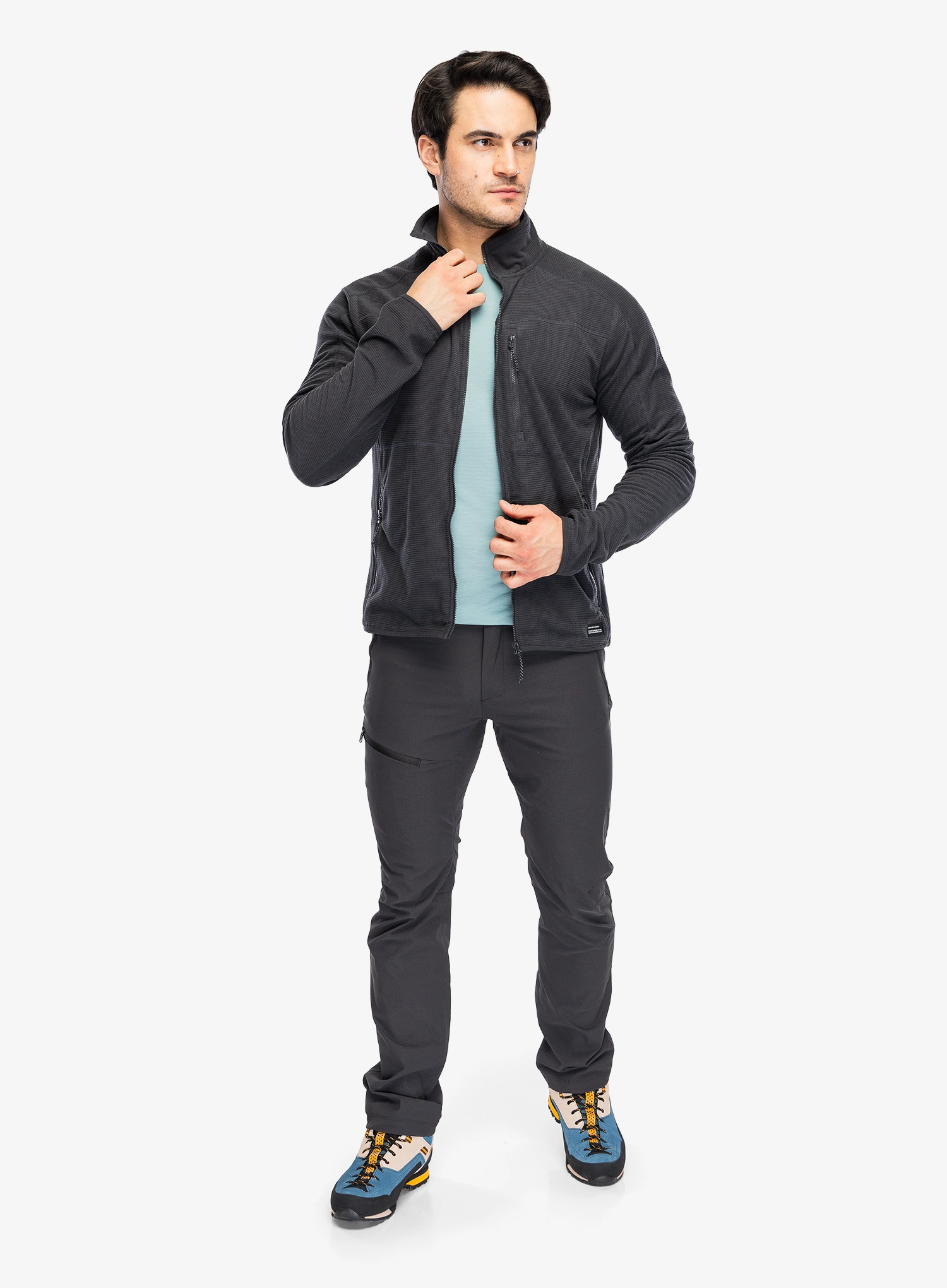 Flis Craghoppers NosiLife Spry II Jacket - dark iron