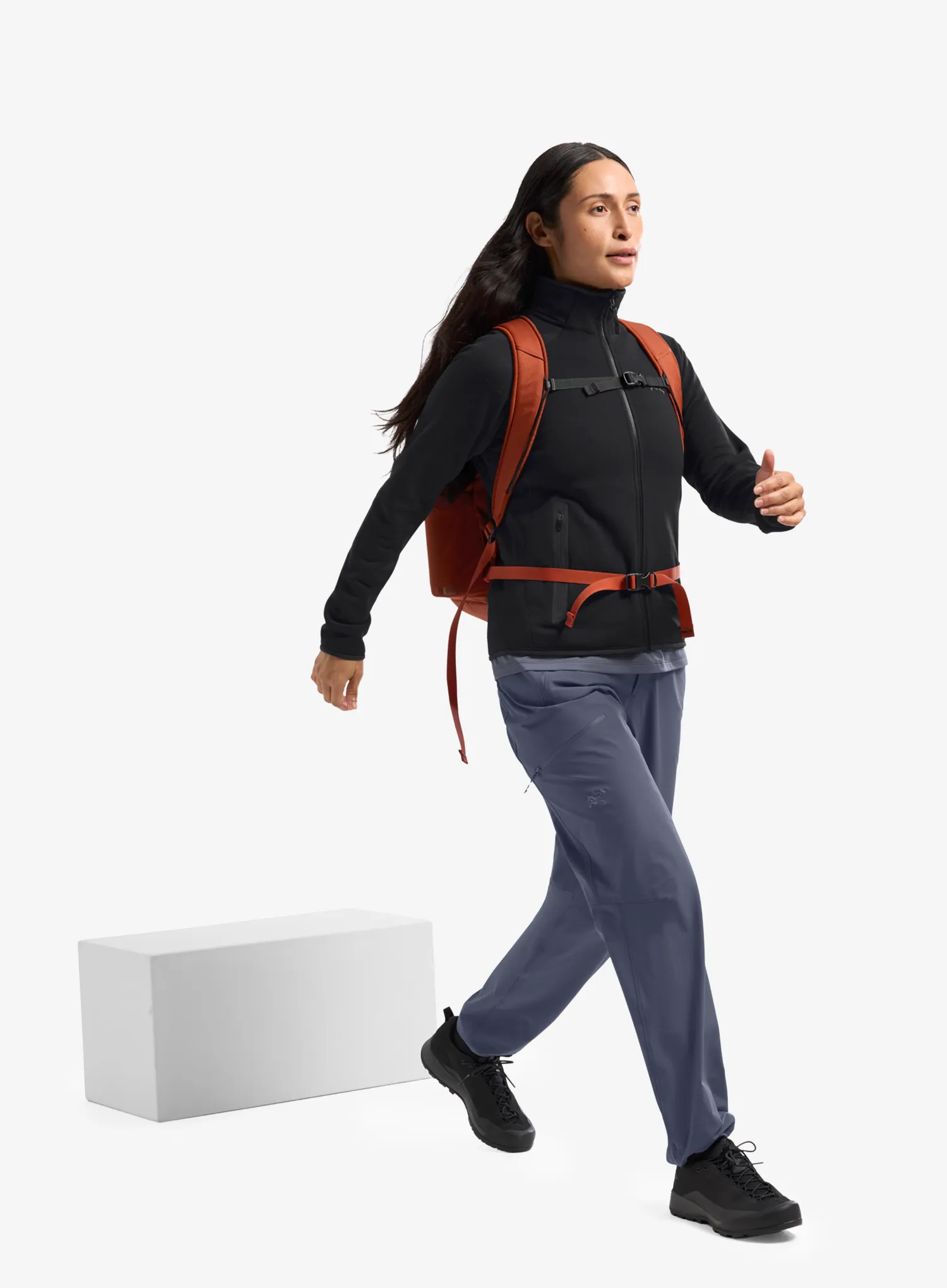 Ženski flis Arcteryx Kyanite Jacket - blk