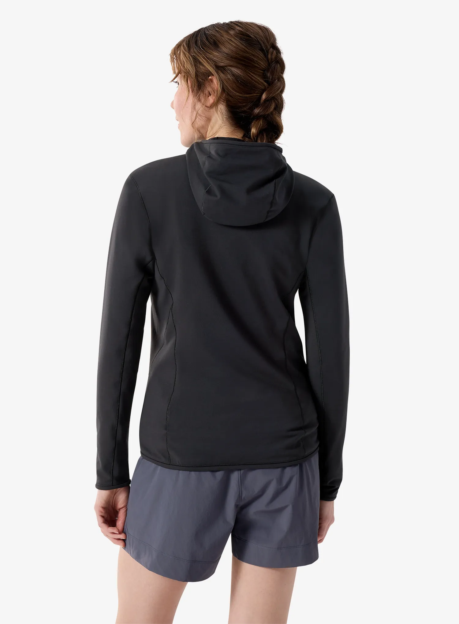 Ženski flis Arcteryx Kyanite LT Hoody - black