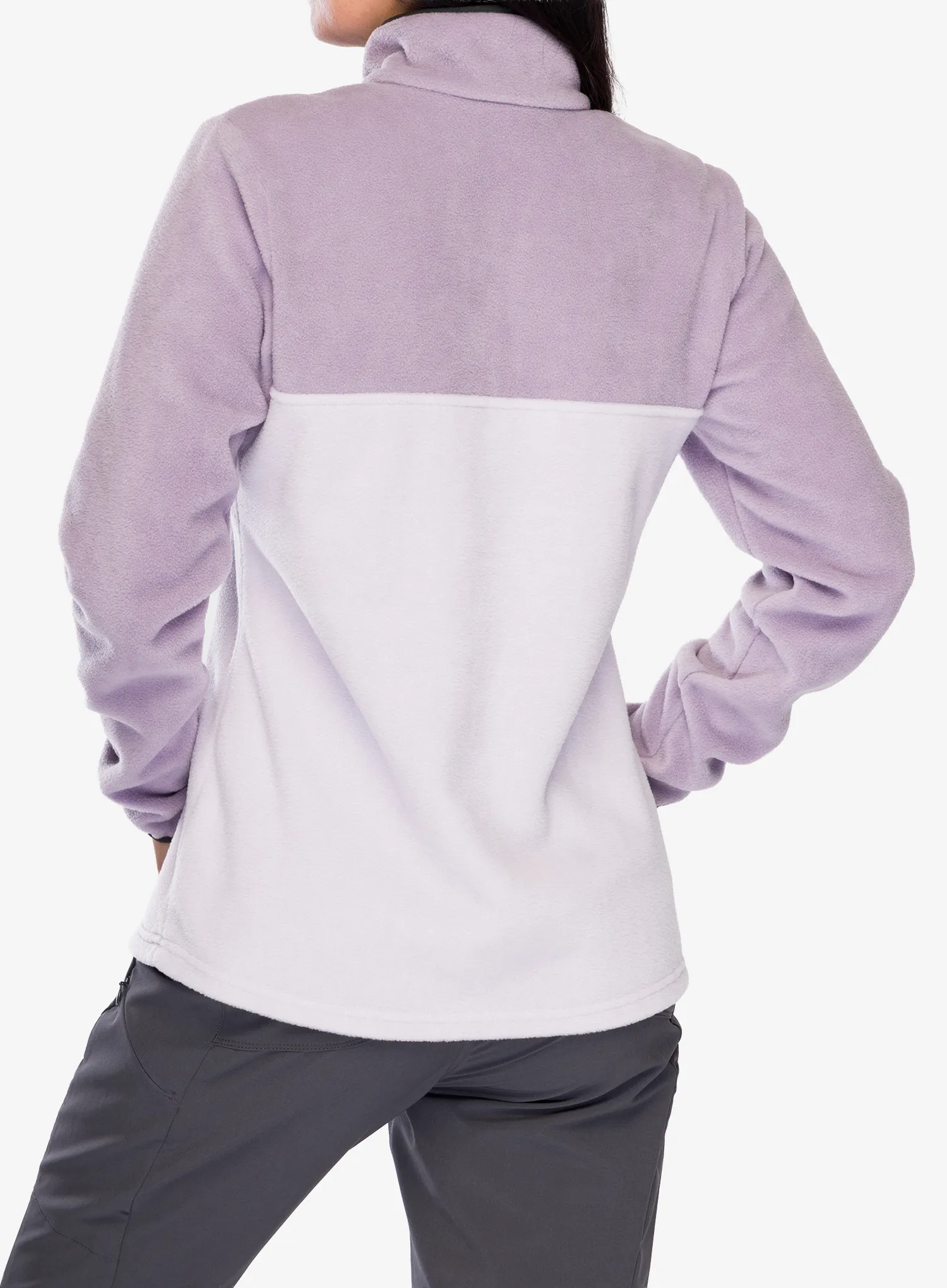 Ženski flis Columbia Benton Springs Half Snap Pull Over II - pearl/shale purple/shark
