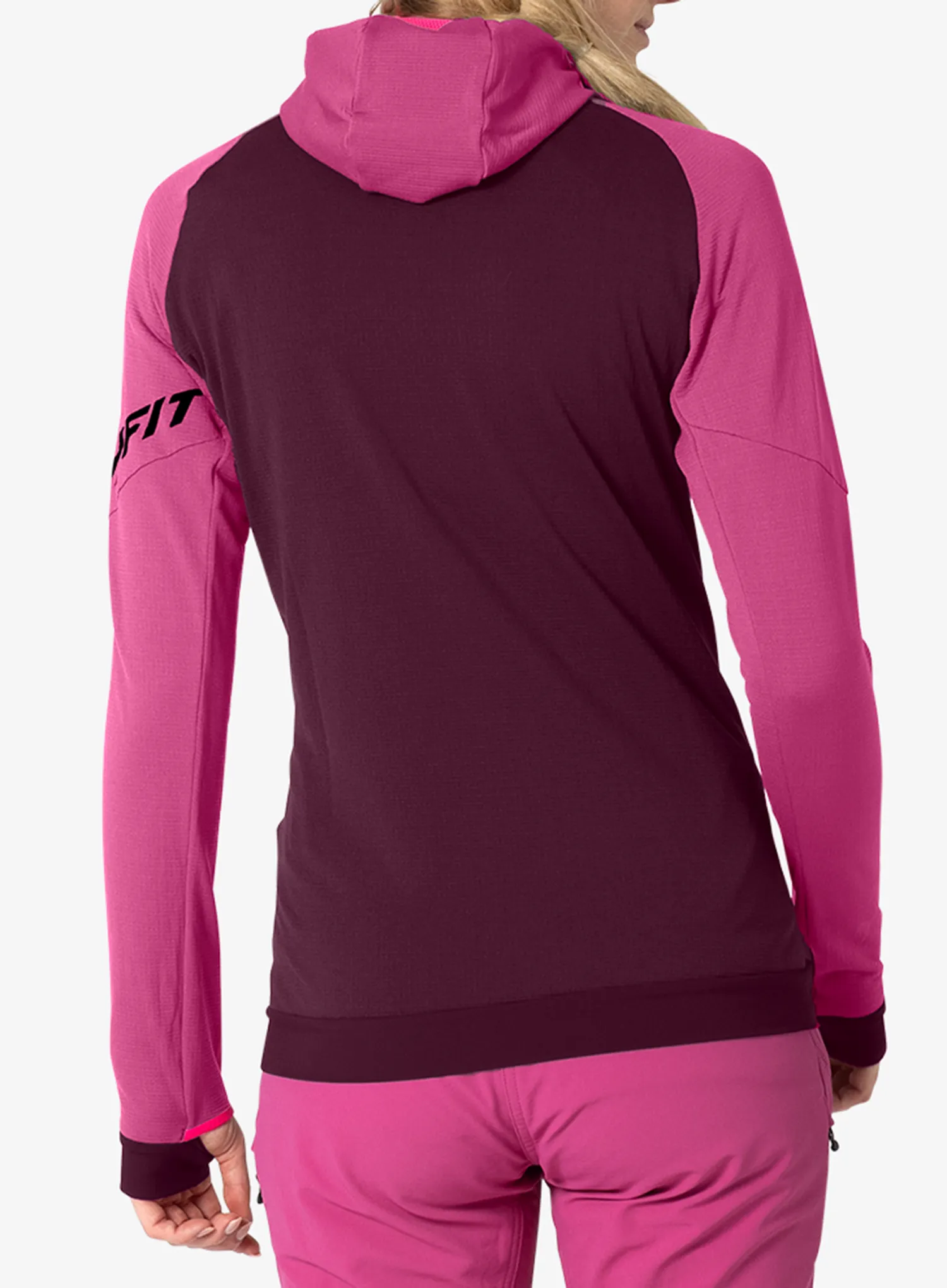 Ženski flis Dynafit Radical Polartec Hooded Jacket - magenta