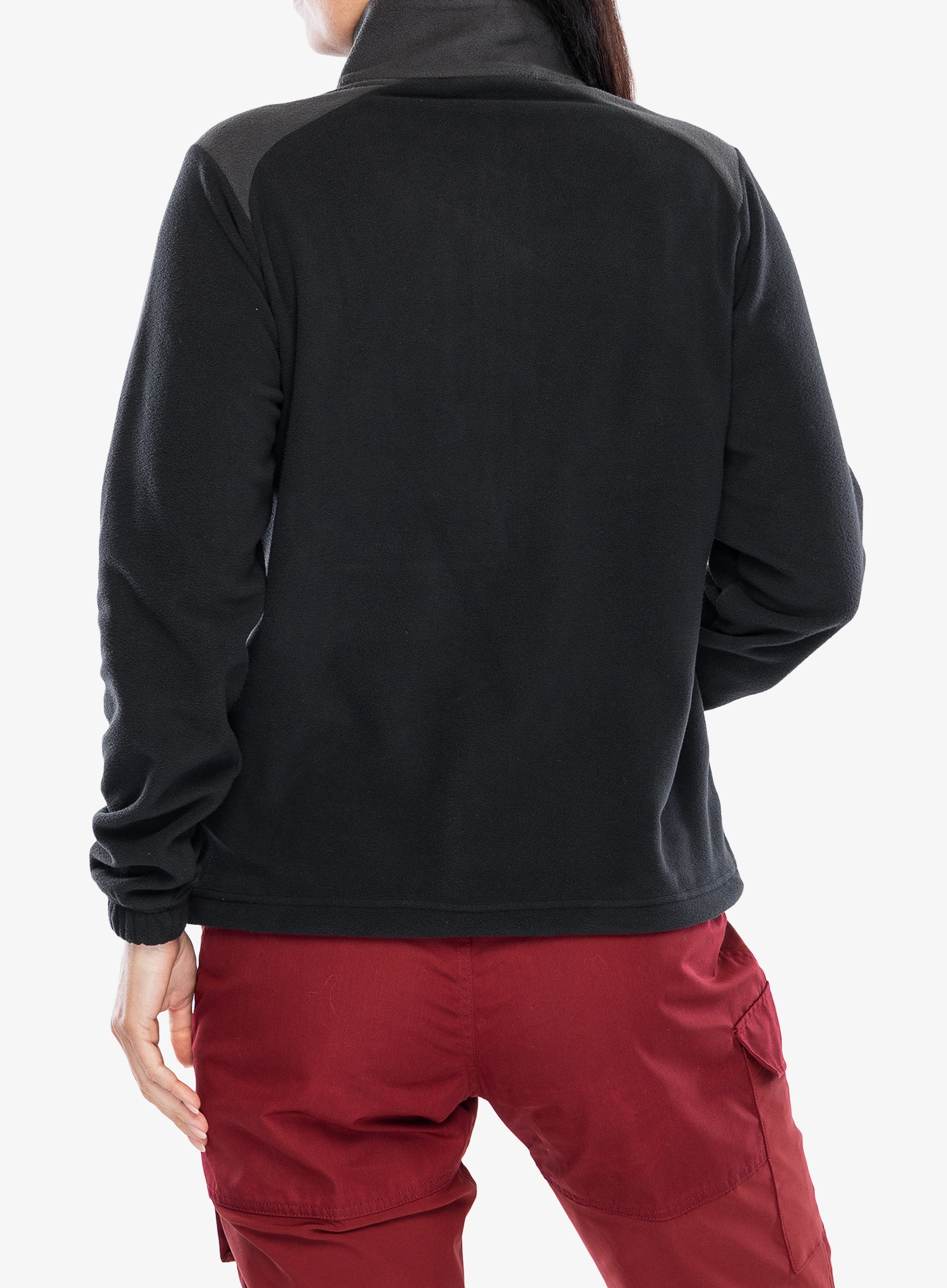 Ženski flis Fjallraven Vardag Lite Fleece - black/dark grey