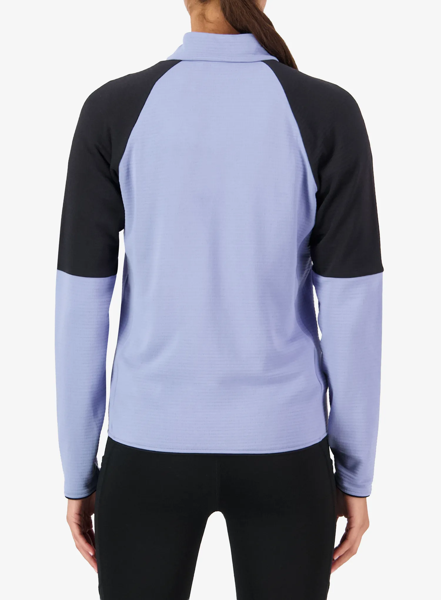 Ženski flis Mons Royale Quad Merino Fleece Jacket - skyline/black