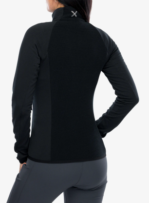 Ženski flis Montura Stretch 2 Maglia - black/black