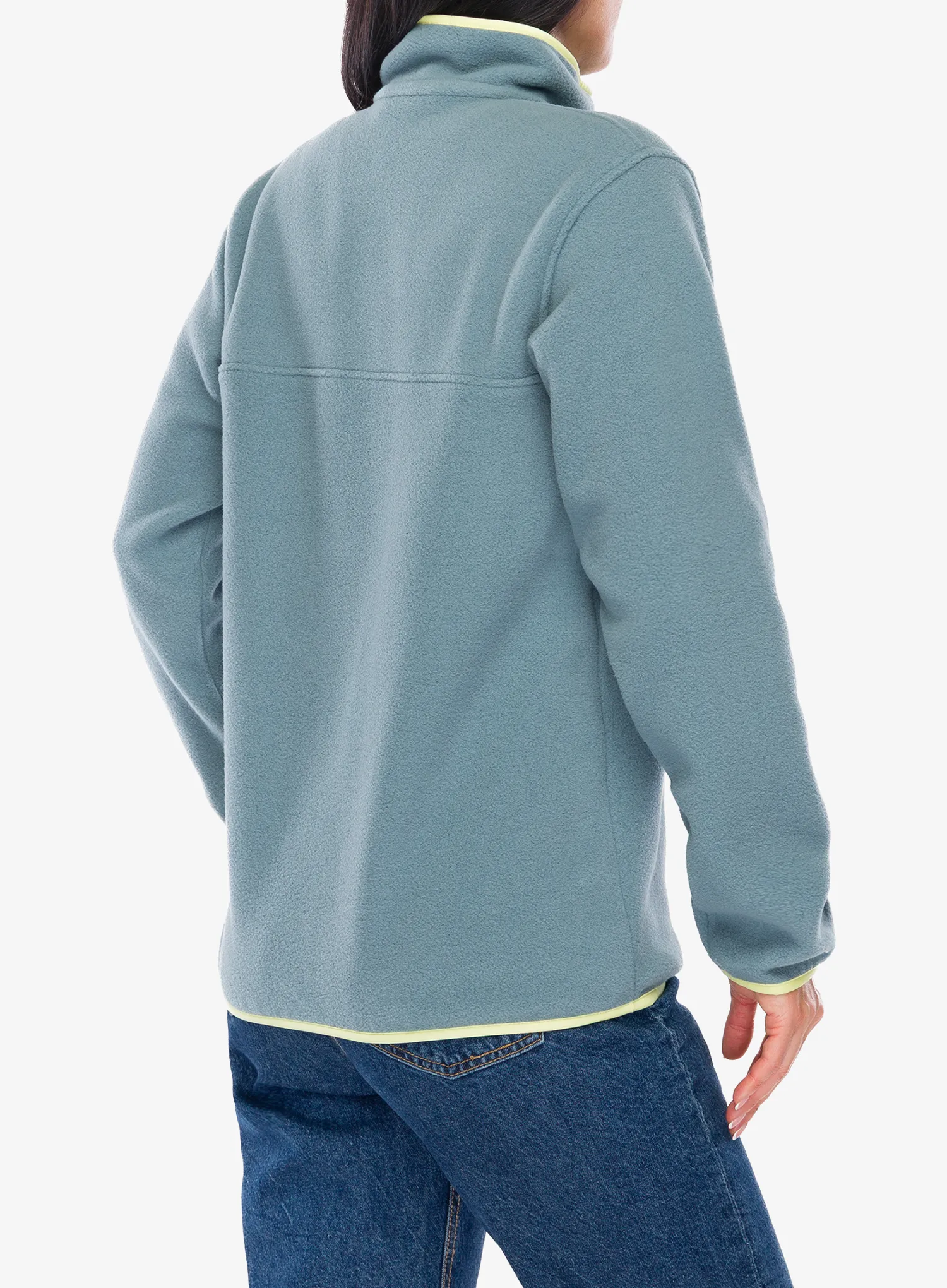 Ženski flis Patagonia Lightweight Synch Snap-T Pullover - blue sage