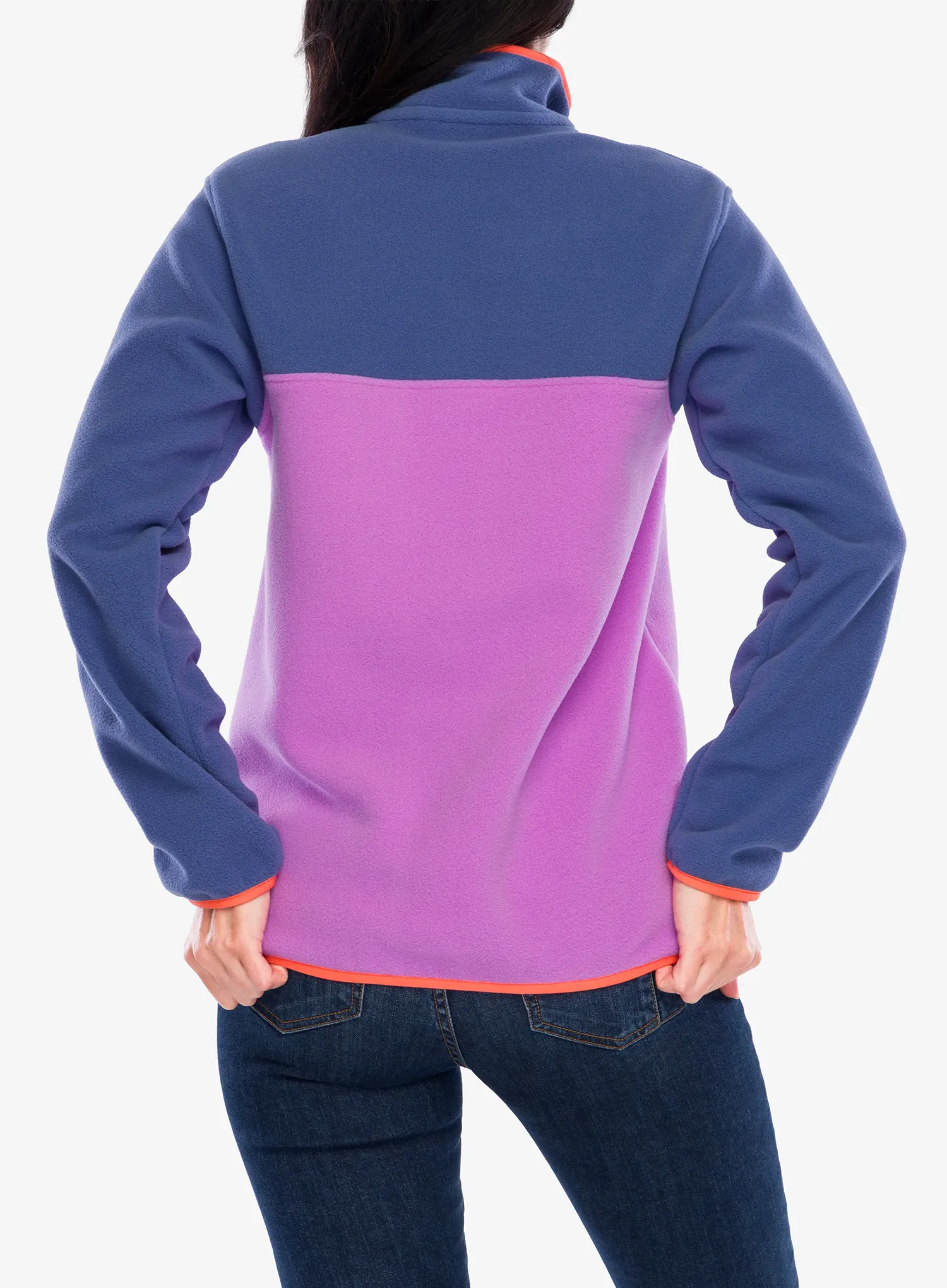 Ženski flis Patagonia Lightweight Synch Snap-T Pullover - brisk purple