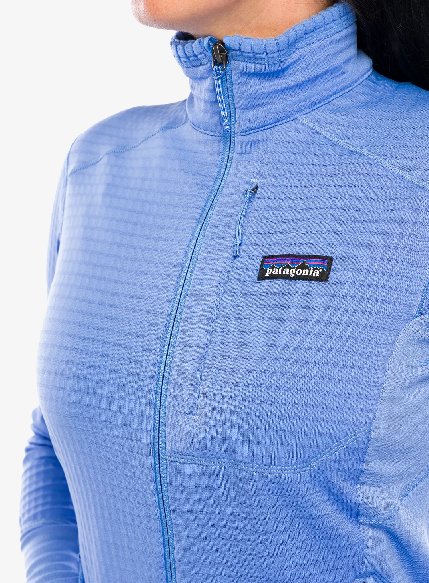 Ženski flis Patagonia R1 Hybrid Jacket - abundant blue