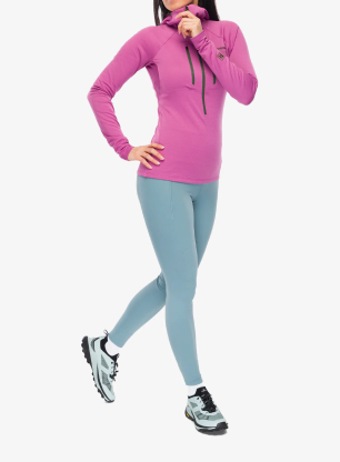 Ženski flis Patagonia R1 Ultralight Hoody - faded magenta