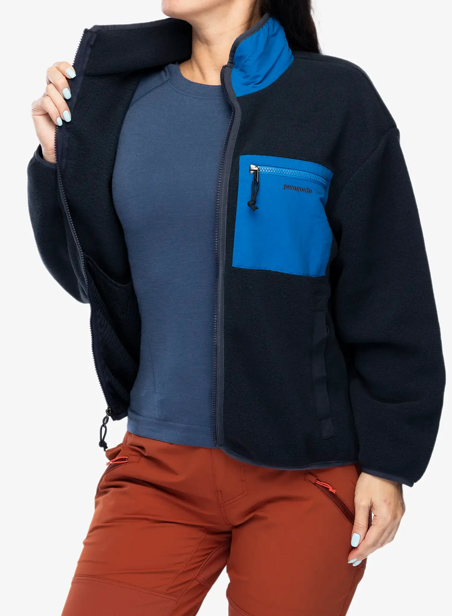 Ženski flis Patagonia Synch Jacket - pitch blue