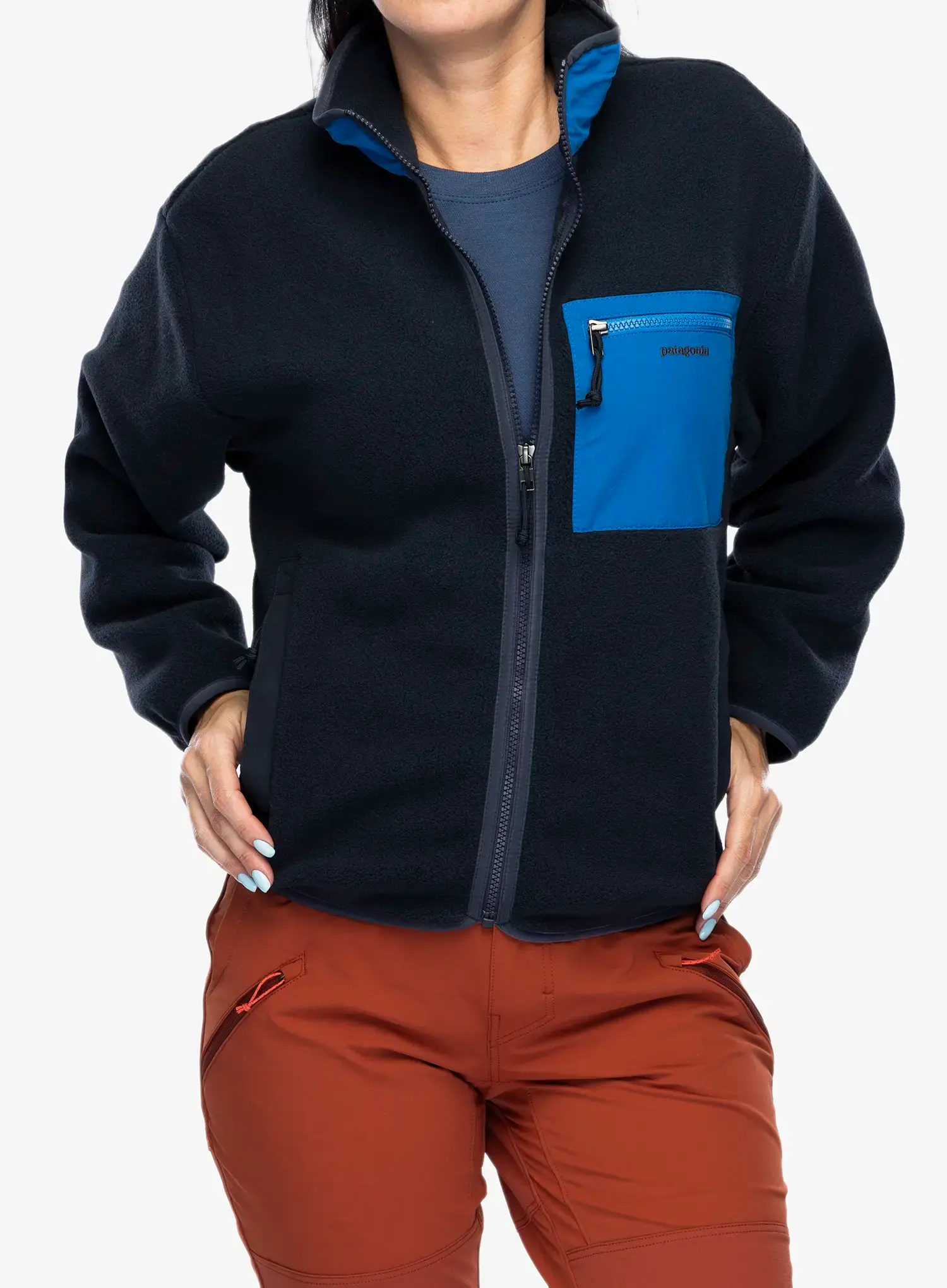 Ženski flis Patagonia Synch Jacket - pitch blue