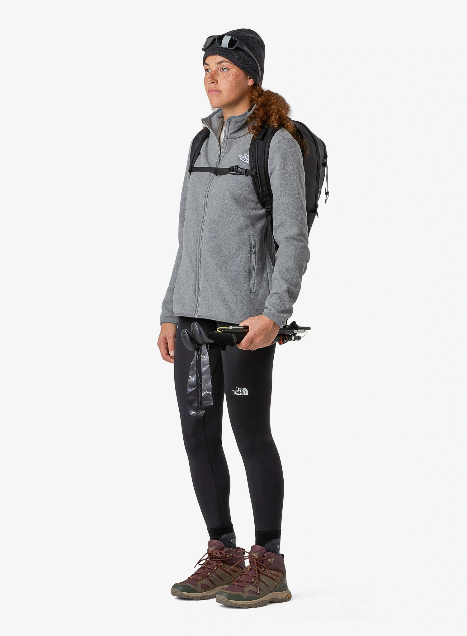Ženski flis The North Face Glacier Fleece Jacket - tnf mid grey heather