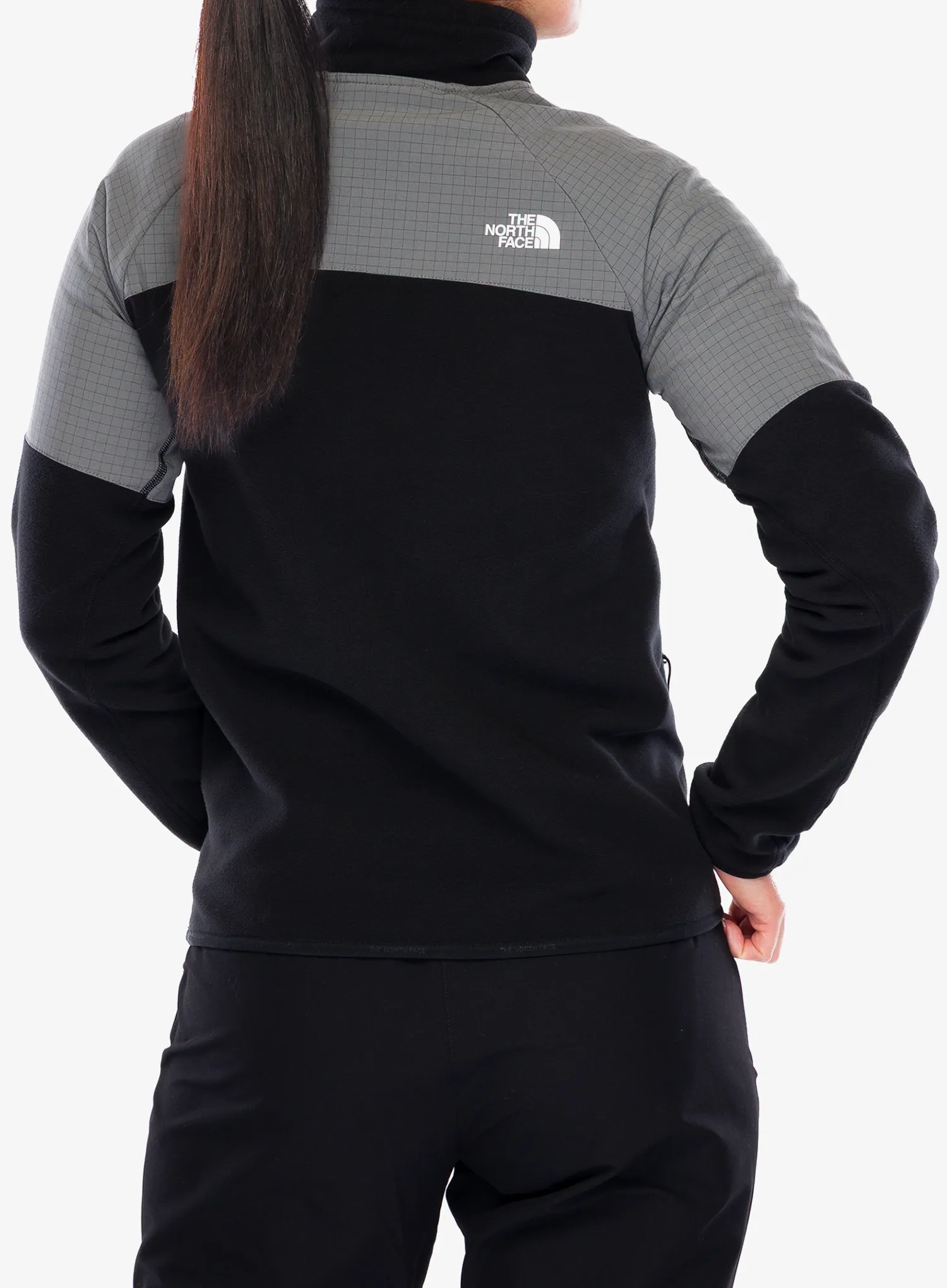 Ženski flis The North Face Glacier Heavyweight 1/2 Zip Jacket - tnf black/smoked pearl