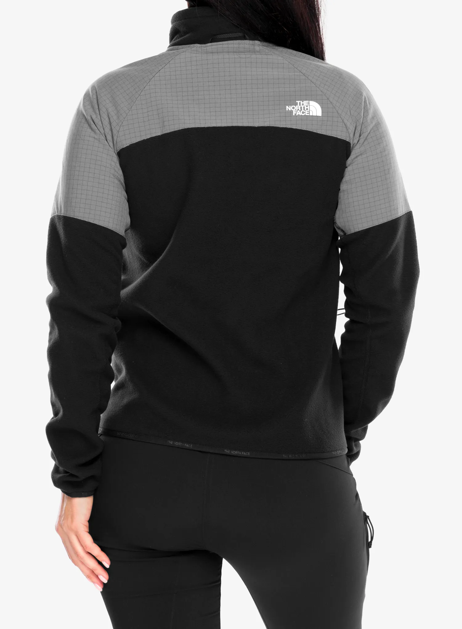 Ženski flis The North Face Glacier Heavyweight Full Zip Jacket - tnf black/smoked pearl