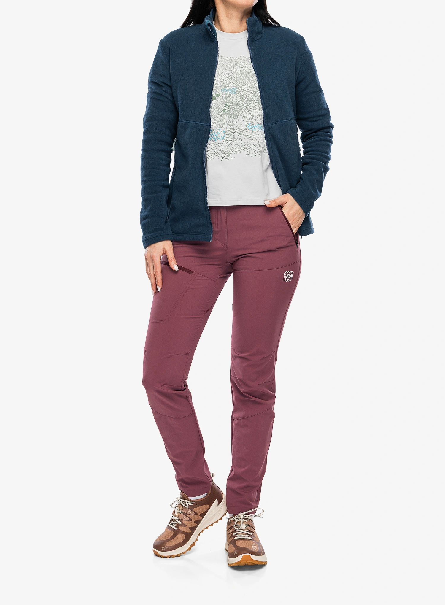Ženski flis Turbat Classic Fleece - midnight navy