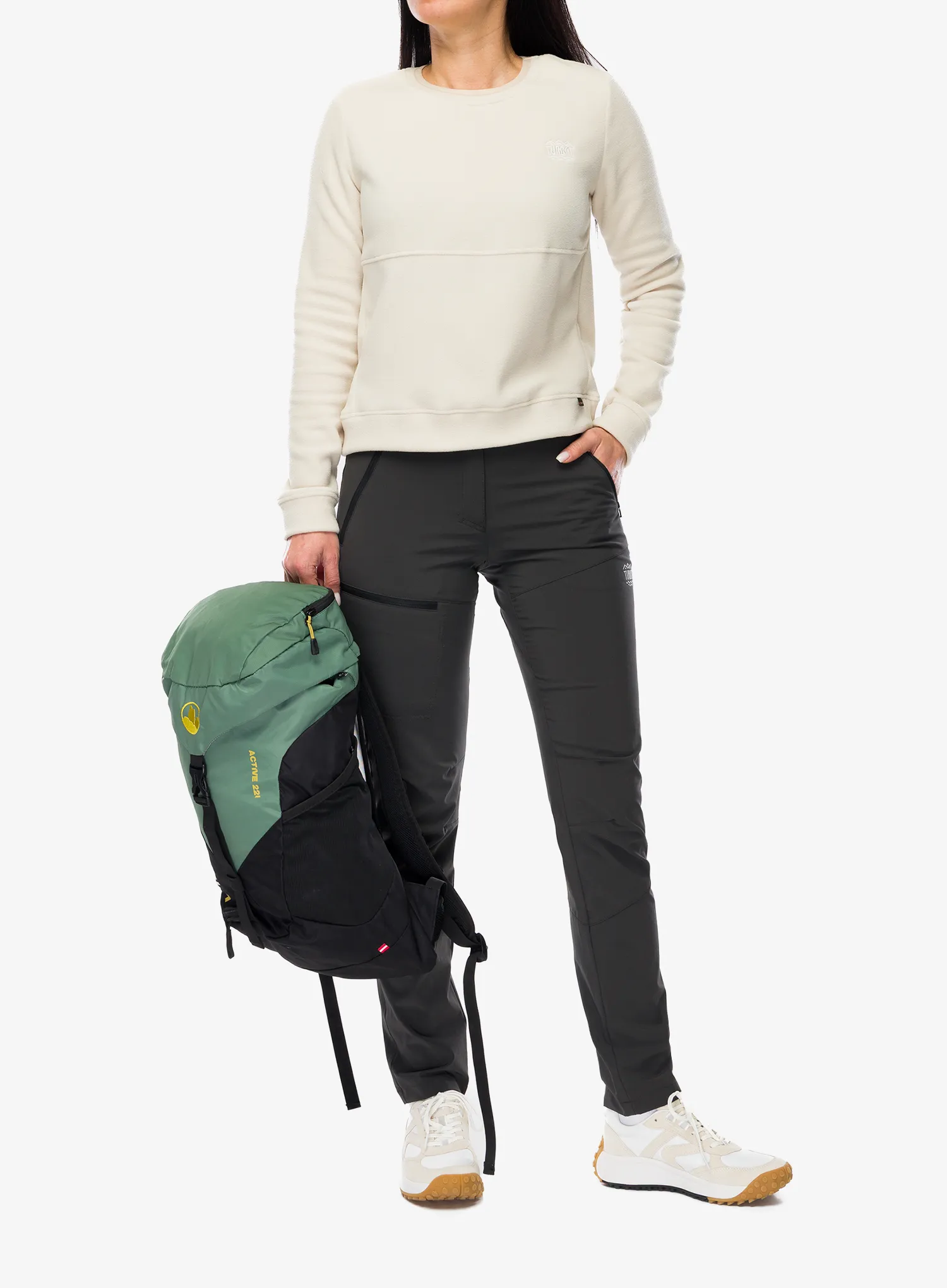 Ženski flis Turbat Scout Fleece - fog beige