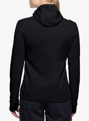 Ženski flis Vaude Monviso Fleece Jacket III - black/black