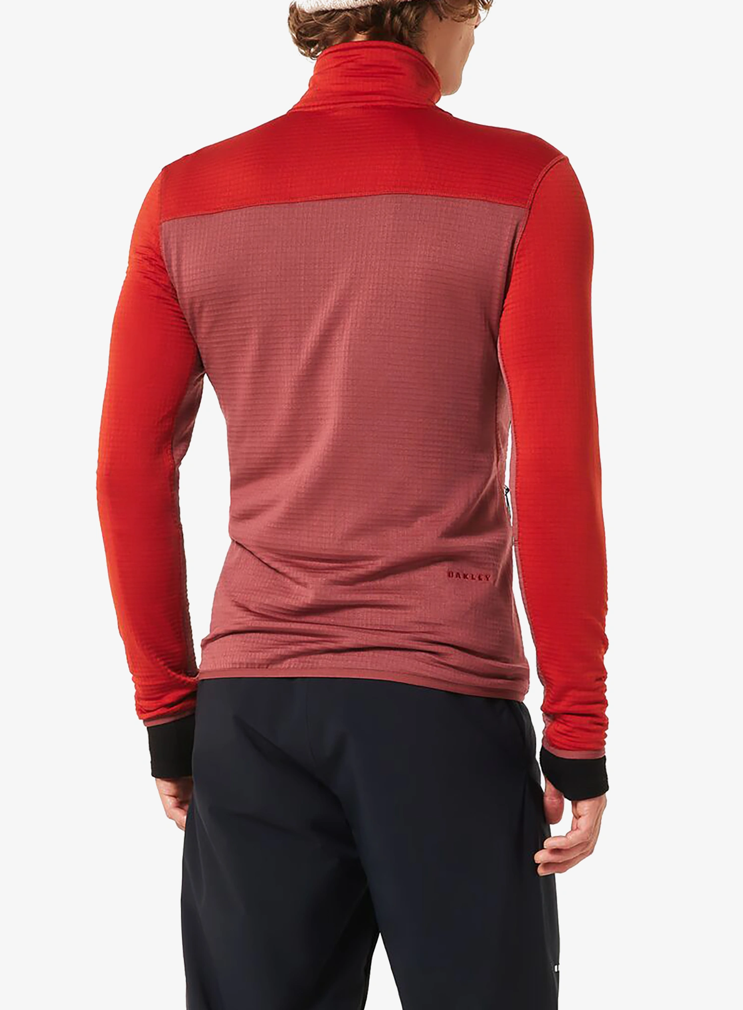 Flis Oakley Canopy Full Zip Sweatshirt - flame red