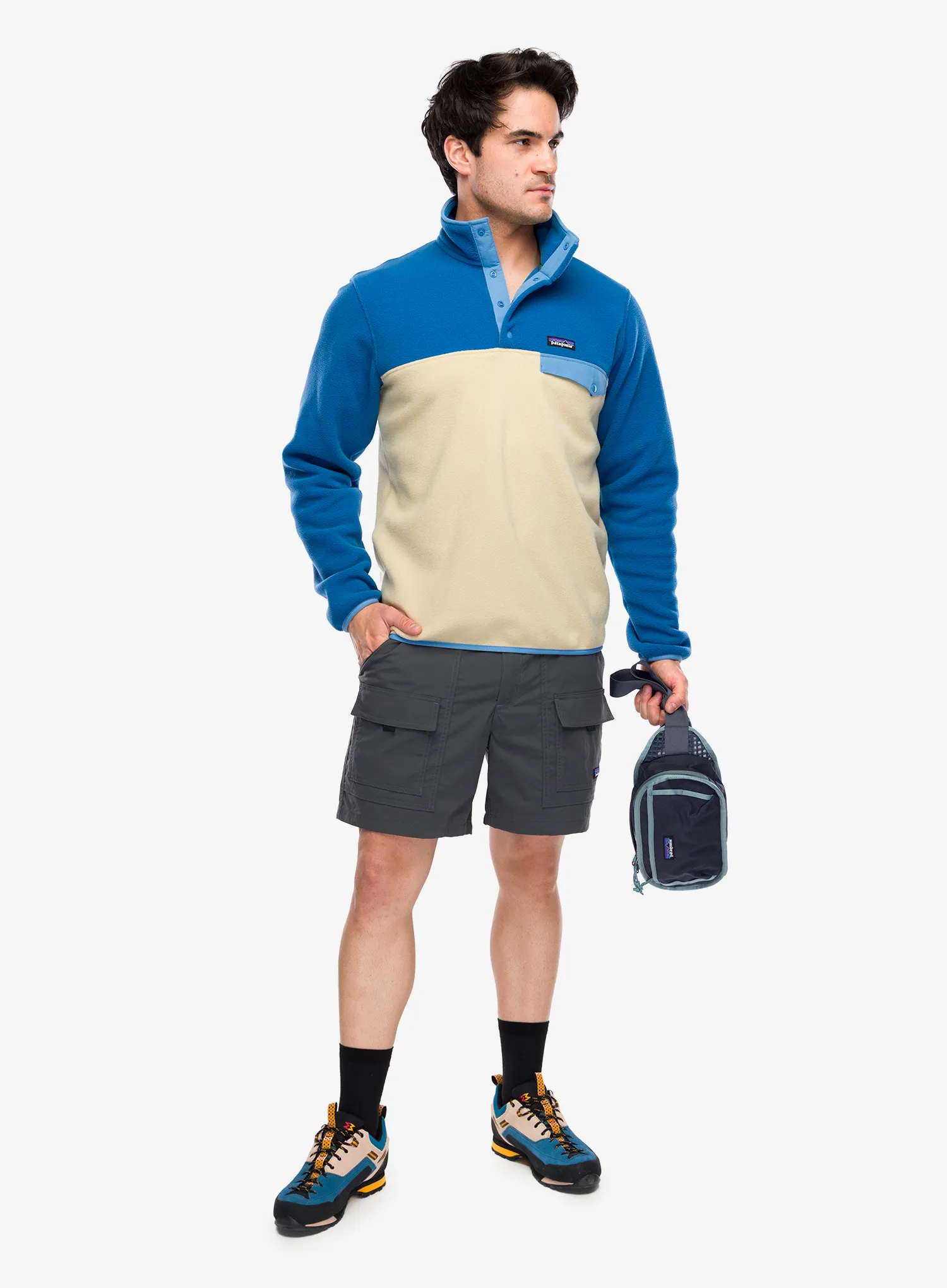 Flis Patagonia Lightweight Synch Snap-T Pullover - nautilus tan