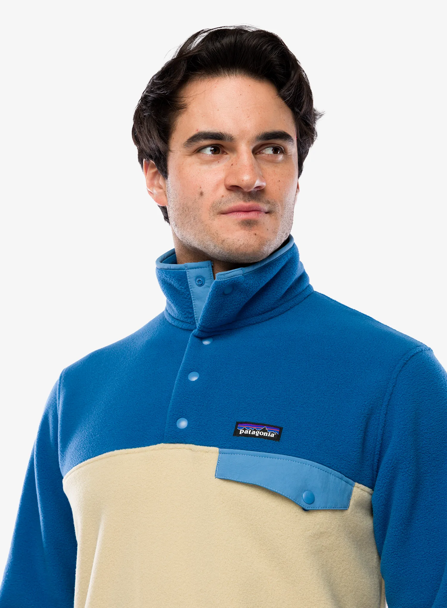 Flis Patagonia Lightweight Synch Snap-T Pullover - nautilus tan