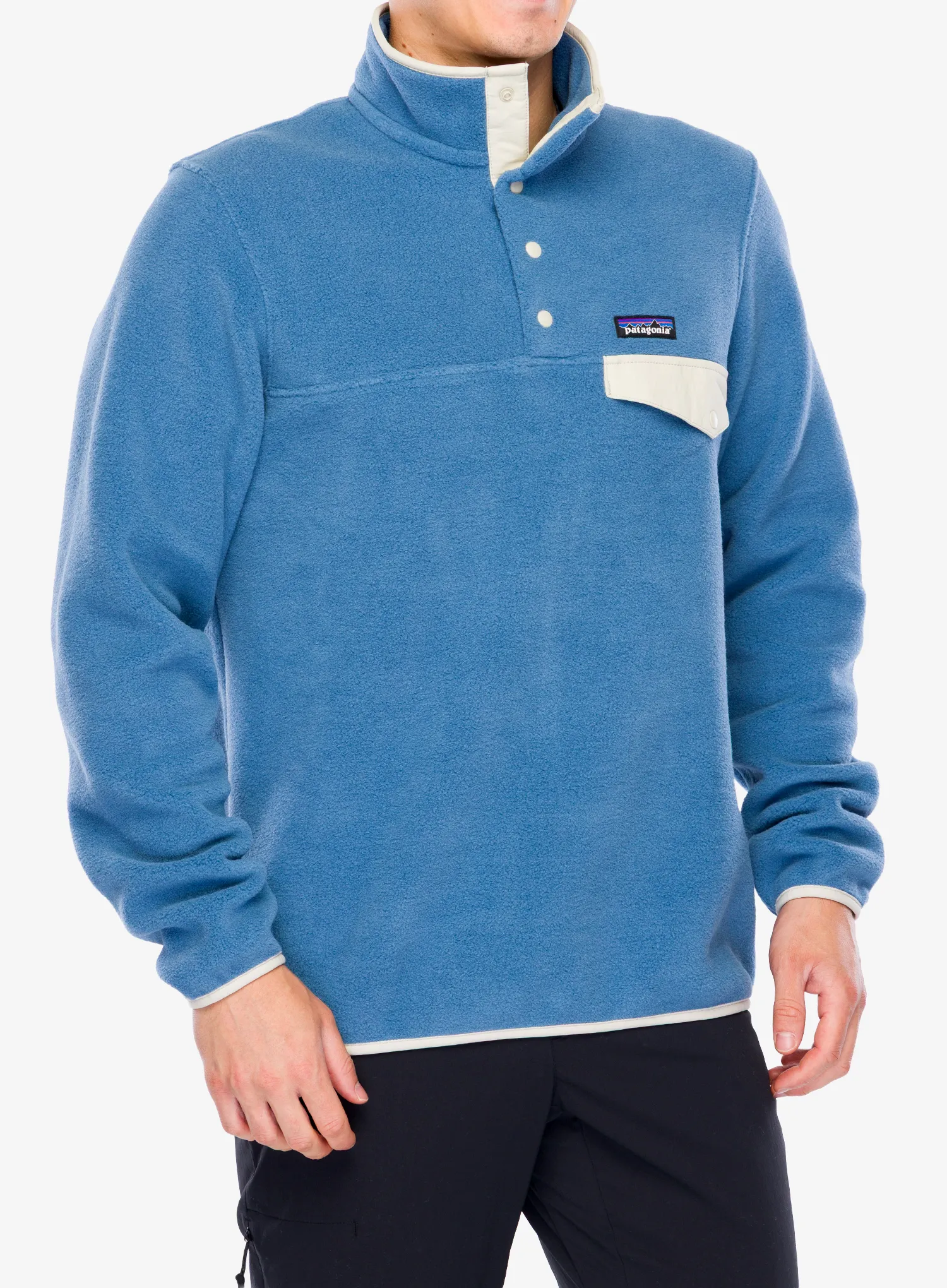 Flis Patagonia Lightweight Synch Snap-T Pullover - still blue