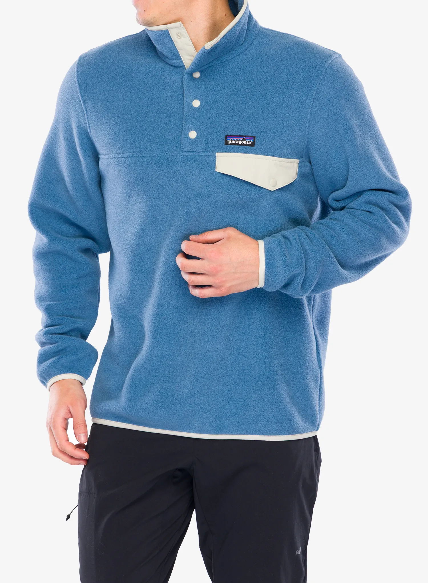 Flis Patagonia Lightweight Synch Snap-T Pullover - still blue