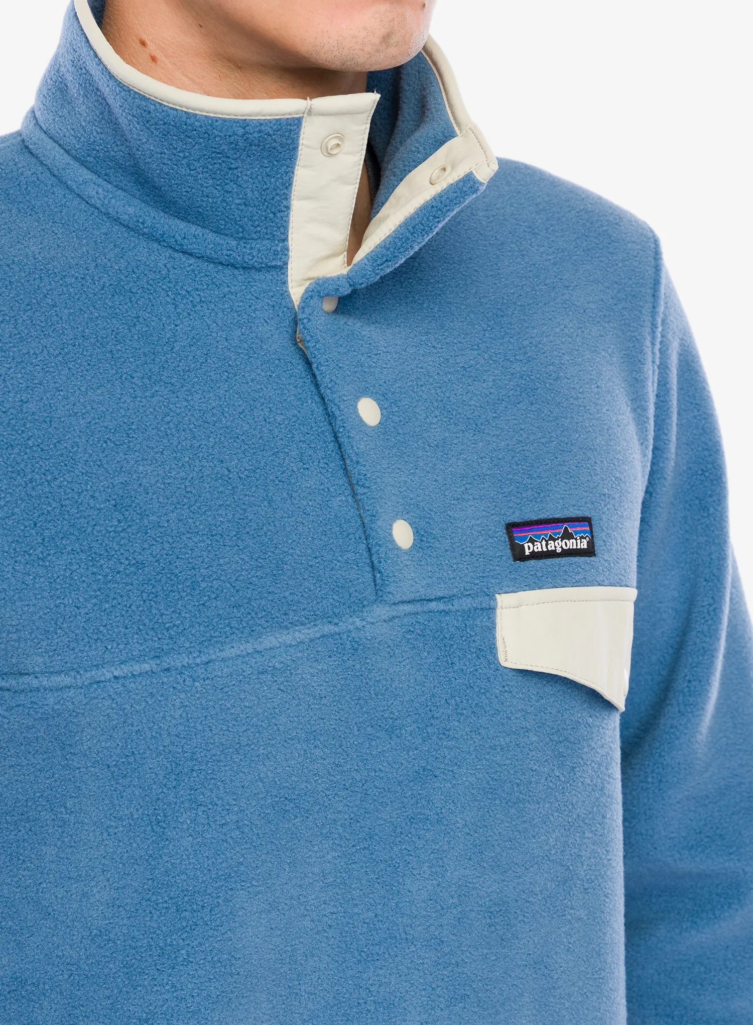 Flis Patagonia Lightweight Synch Snap-T Pullover - still blue