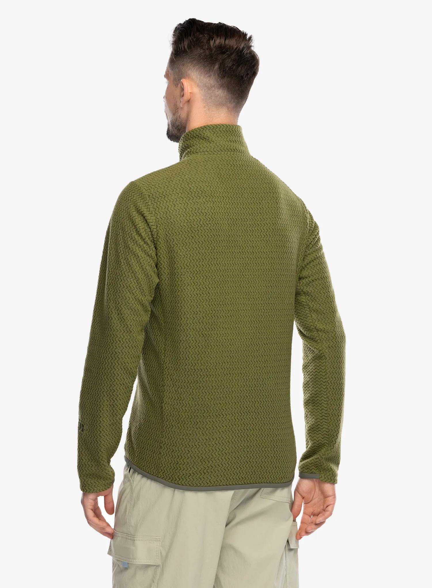Flis Patagonia R1 Air Zip Neck - caper green