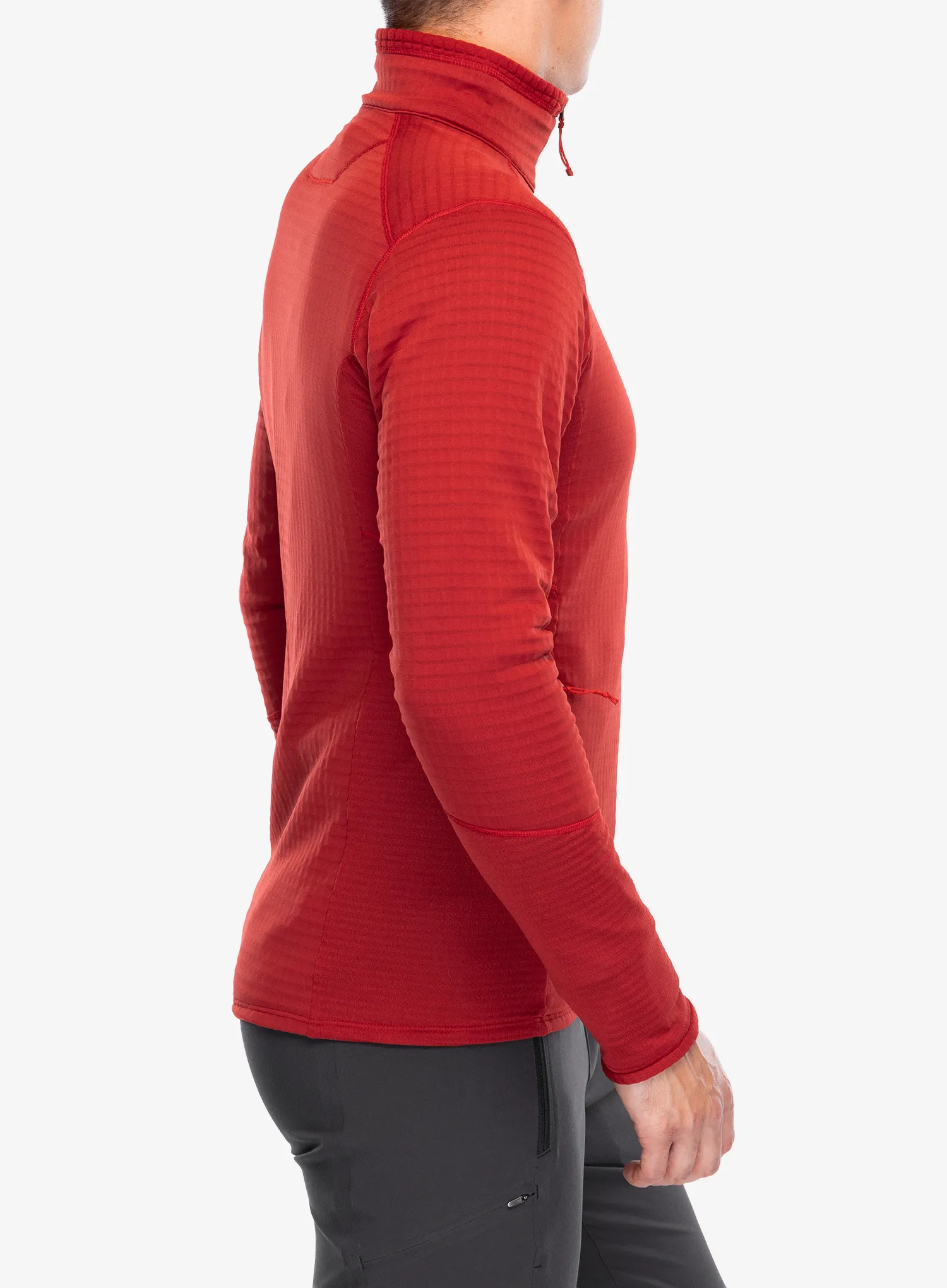 Flis Patagonia R1 Hybrid Jacket - amanita red