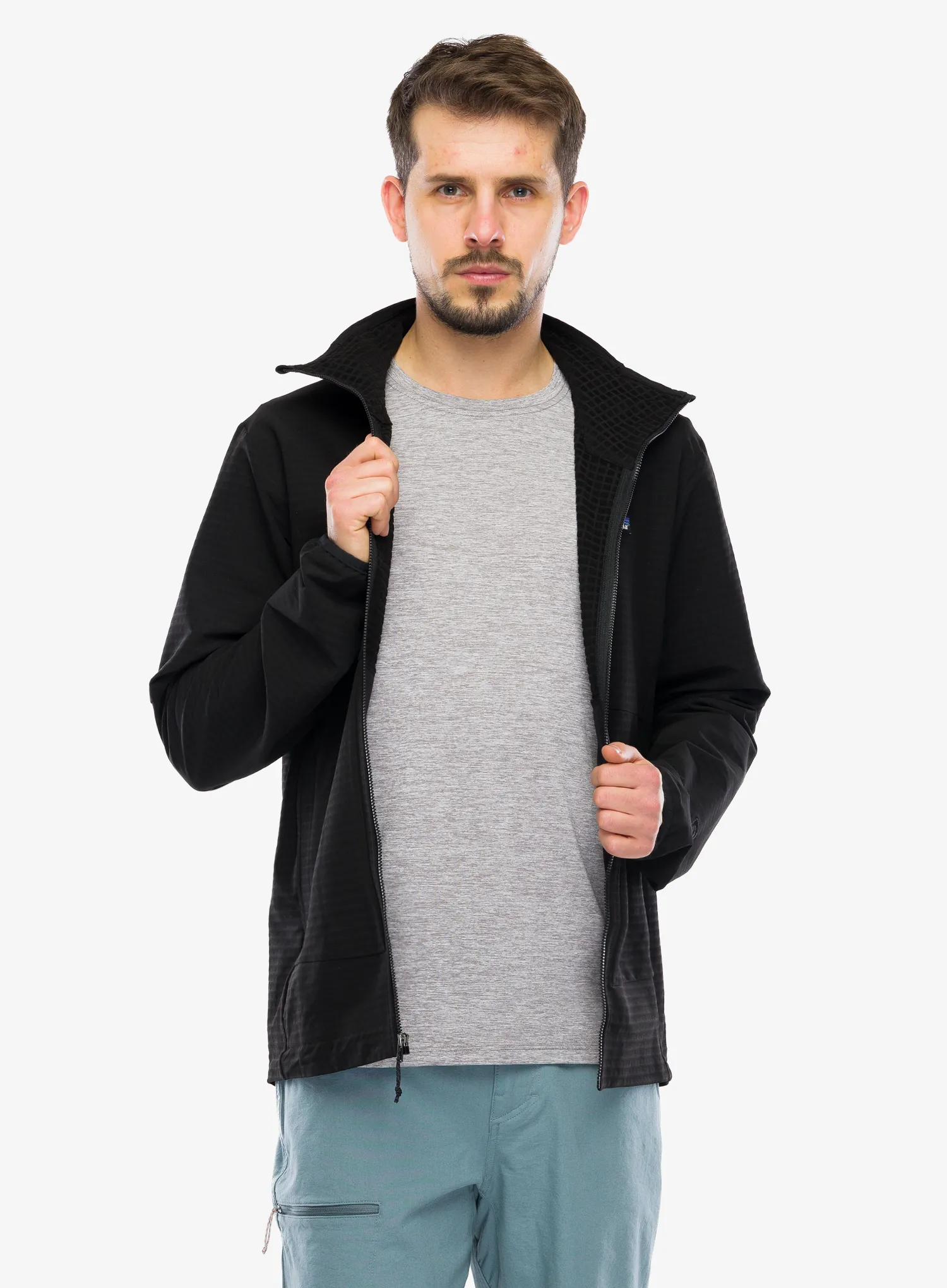 Flis Patagonia R1 TechFace JKT - black