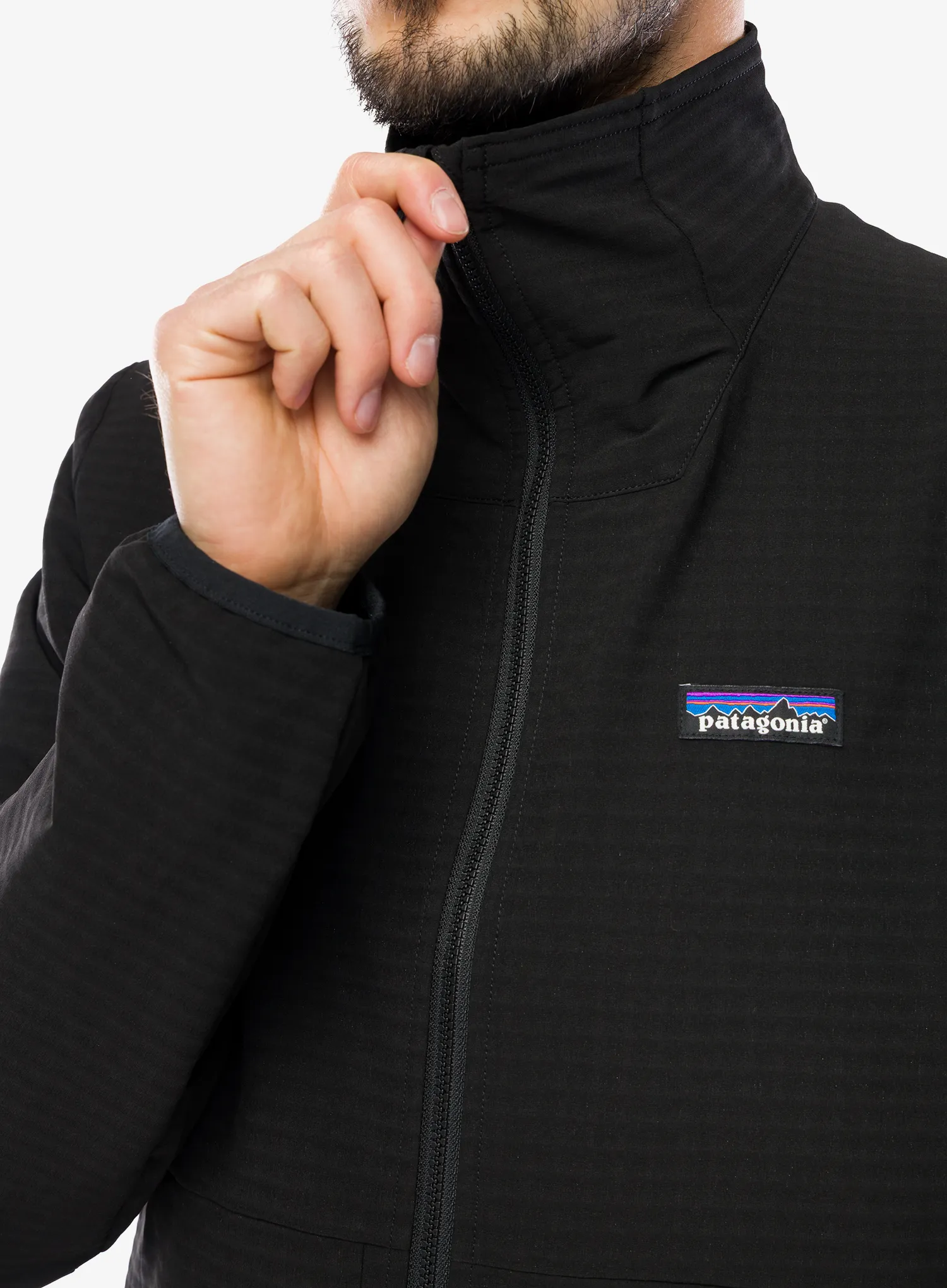 Flis Patagonia R1 TechFace JKT - black