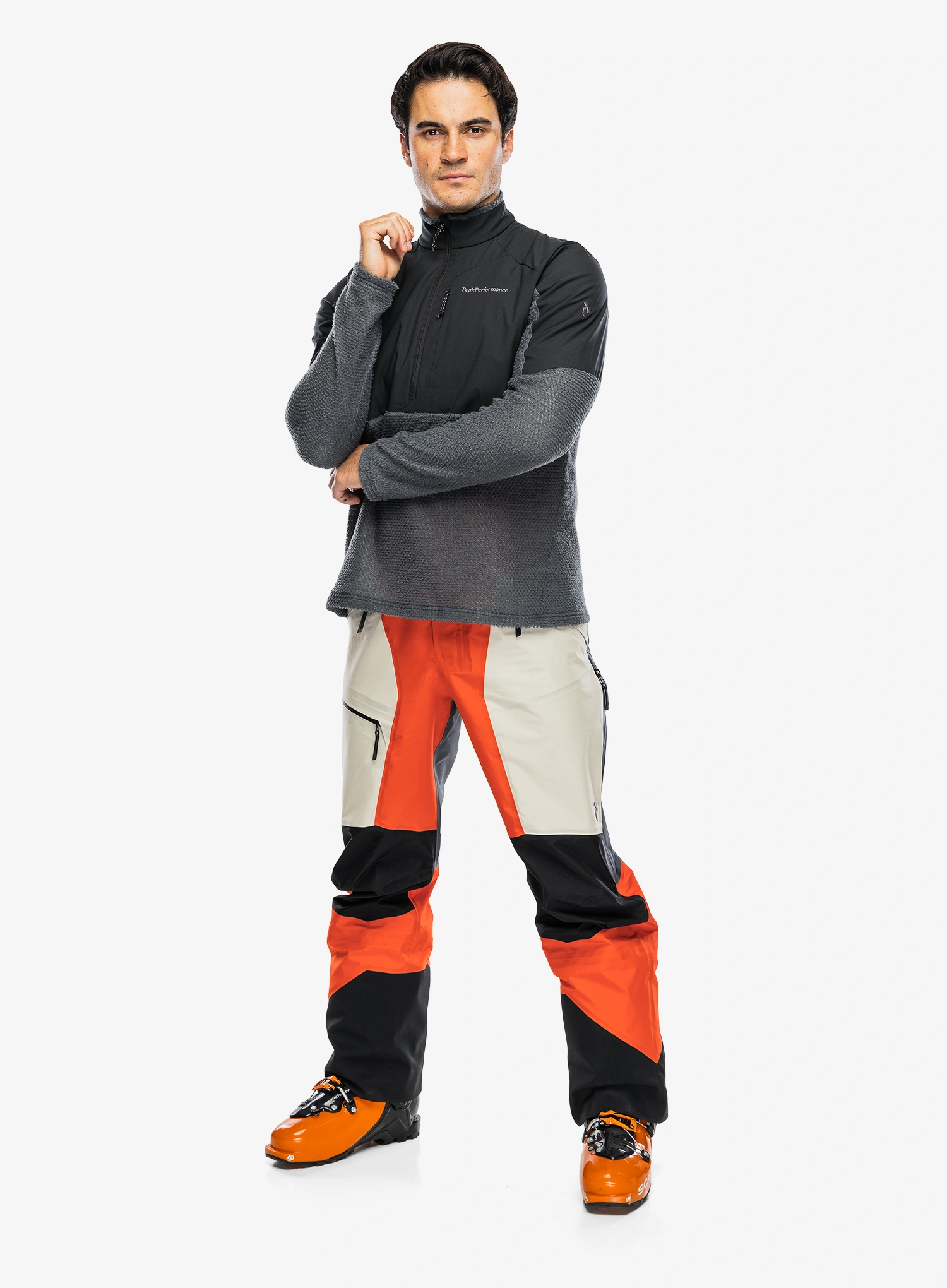 Flis Peak Performance Freelight Alpha Half Zip - mountain mist