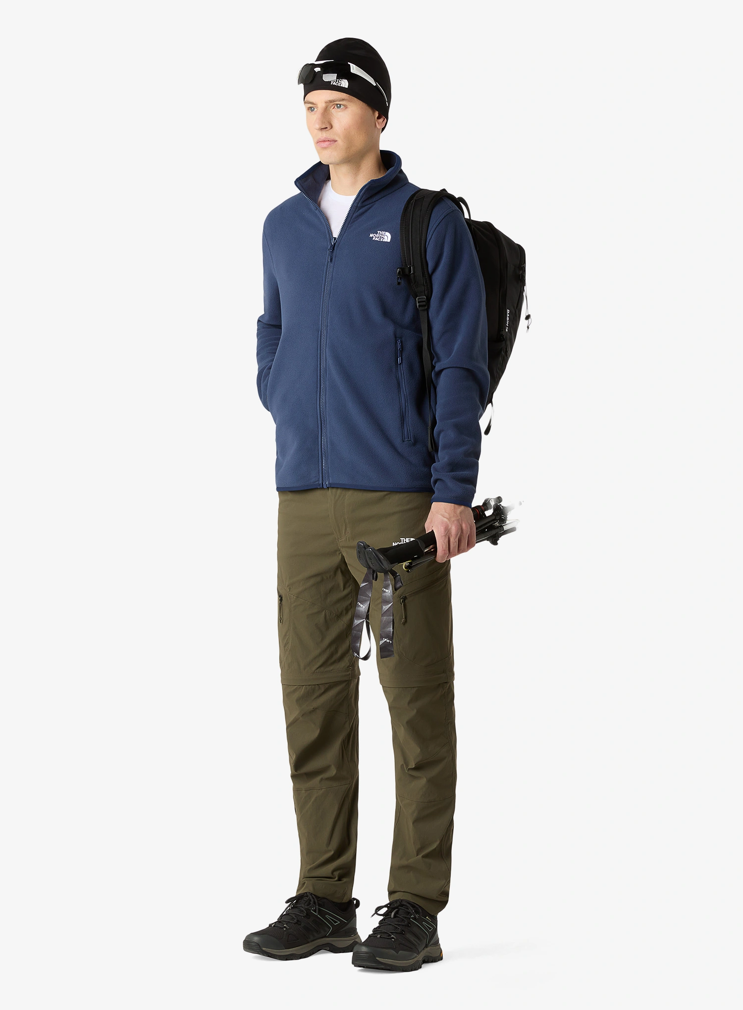 Flis The North Face Glacier Fleece Jacket - summit navy