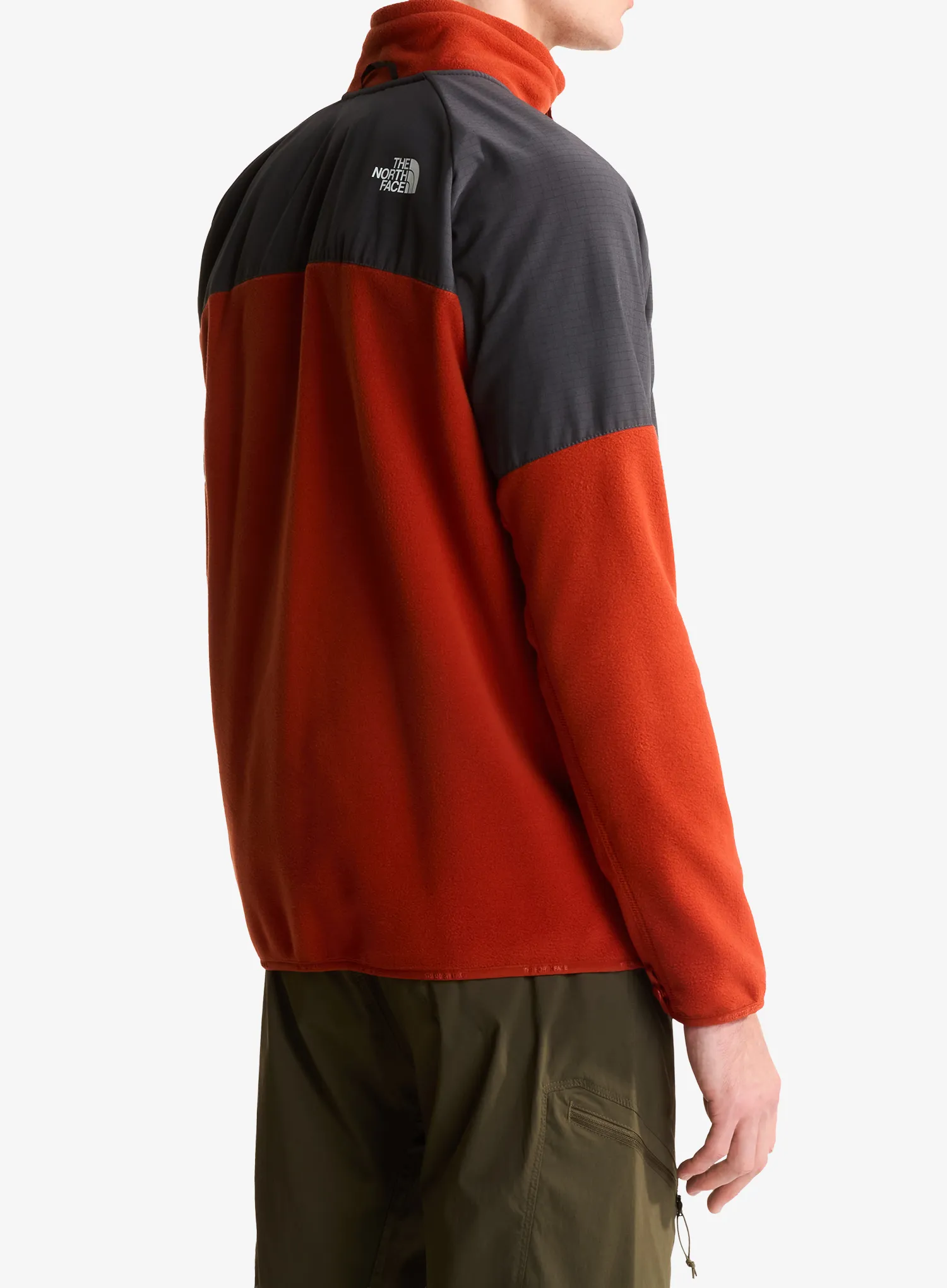 Flis The North Face Glacier Heavyweight Full Zip Jacket - iron clay/asphalt grey