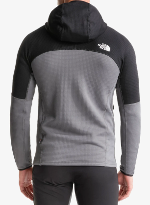 Flis The North Face Polartec Powergrid Stormgap Hoodie - pearl/black