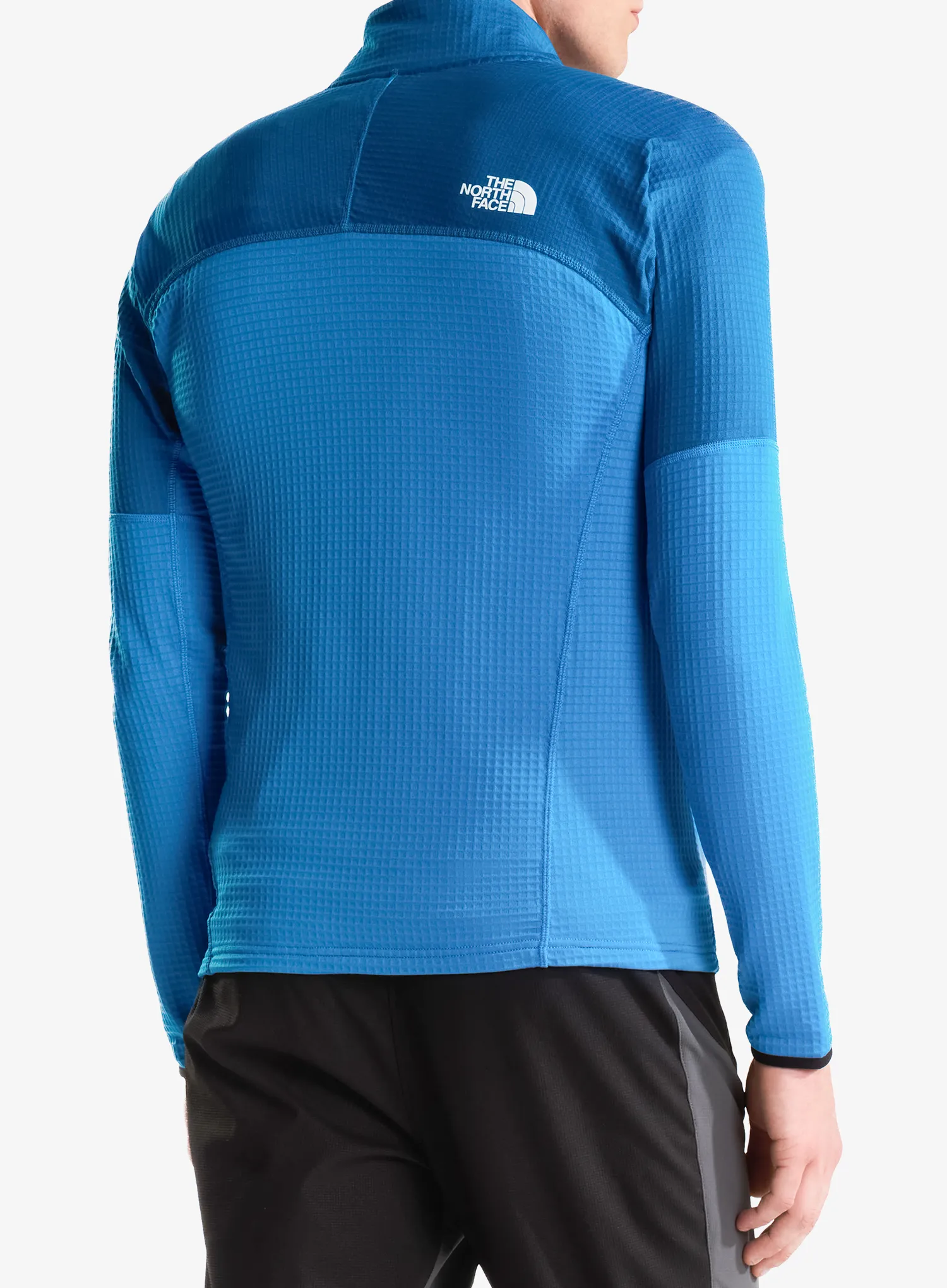 Flis The North Face Polartec Powergrid Stormgap Jacket - skyline blue/blue