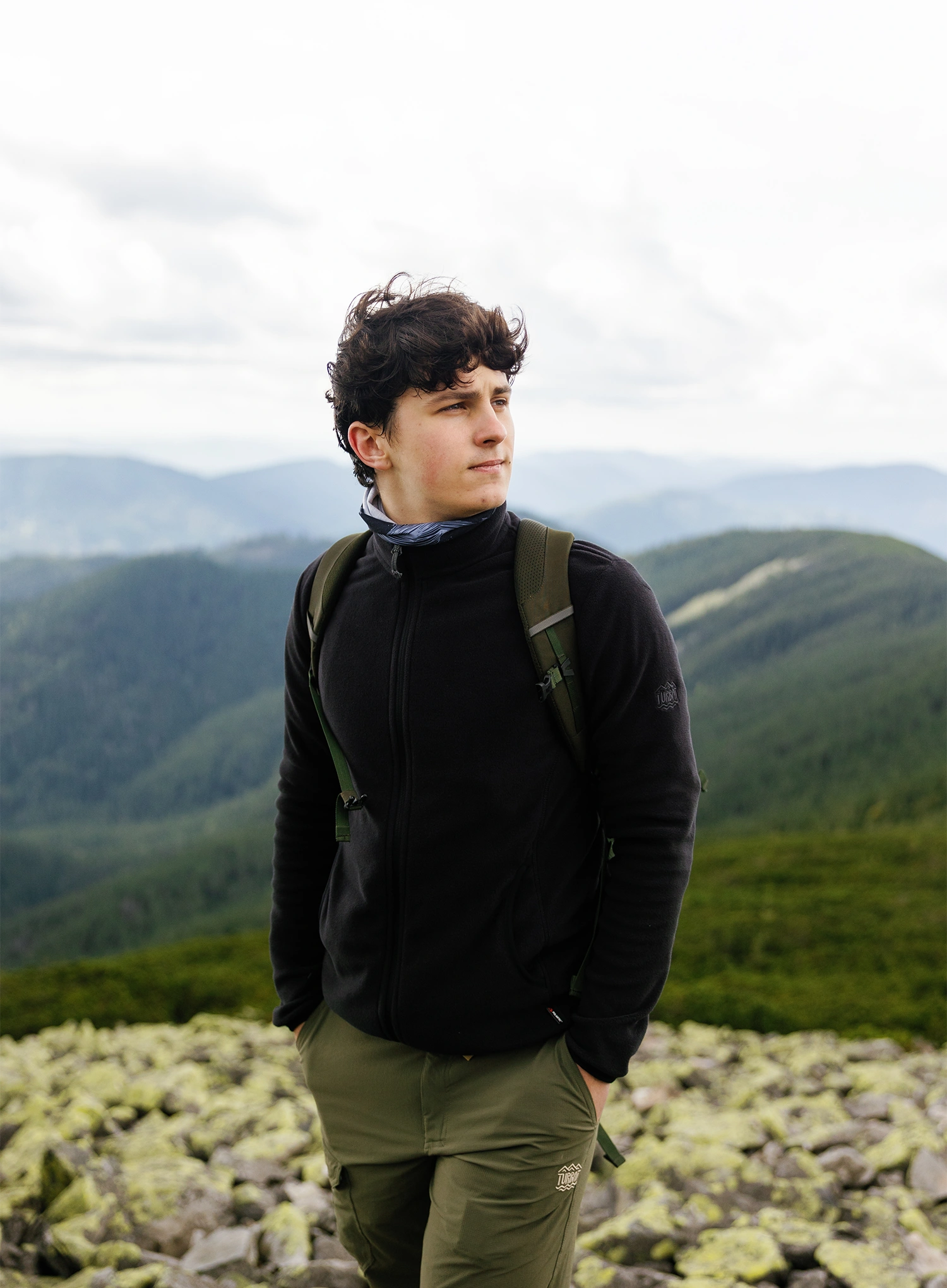 Flis Turbat Classic Fleece - black