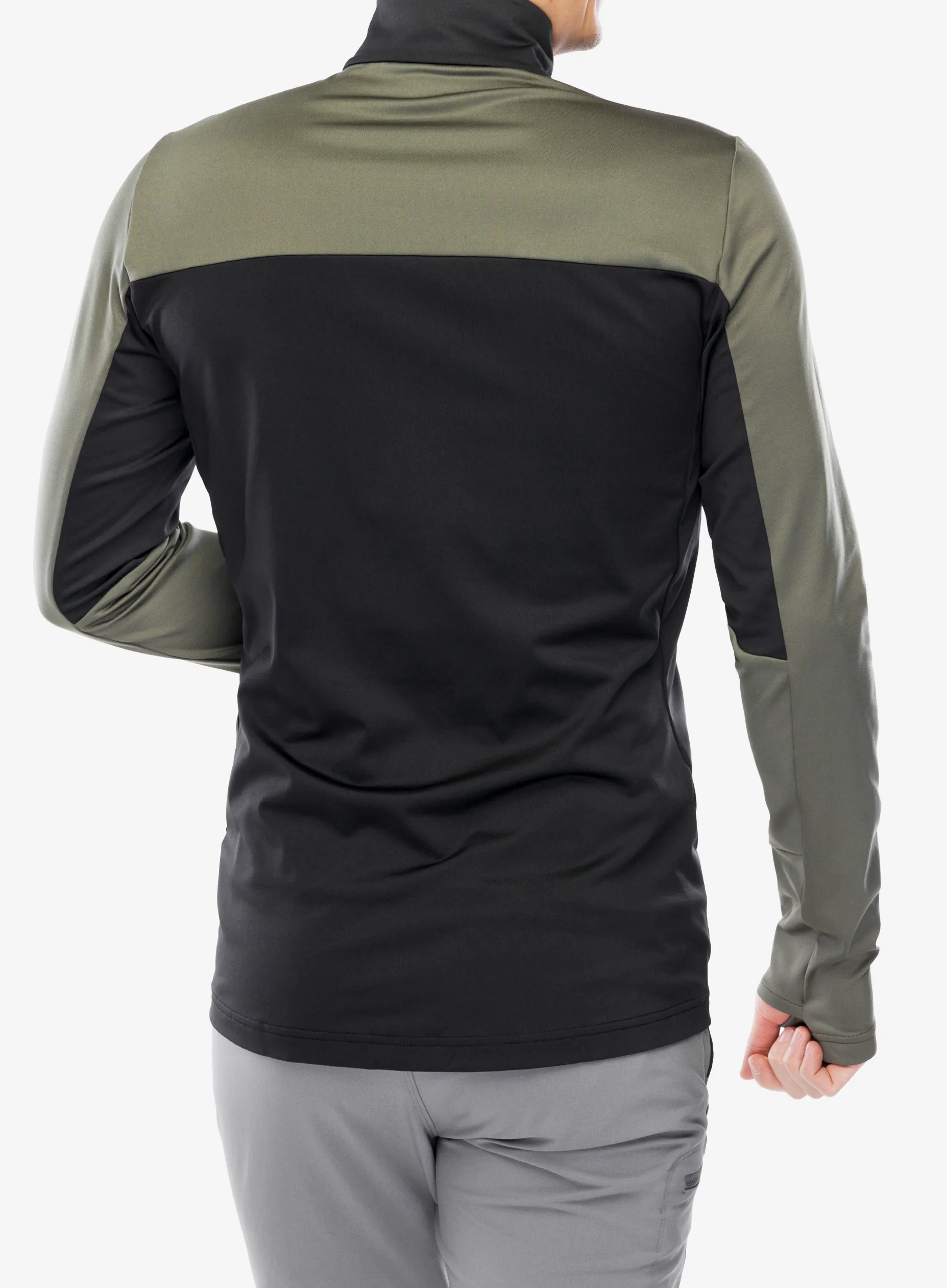 Flis Vaude Livigno Halfzip II - black/khaki