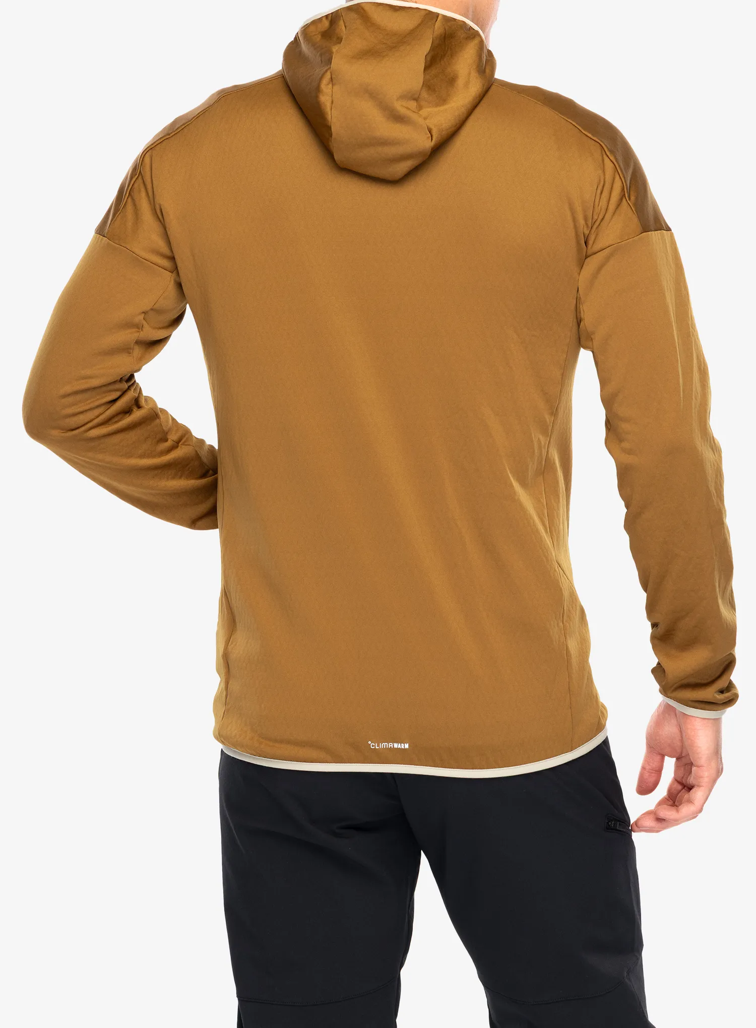 Flis jopa s kapuco adidas TERREX Xperior Light Fleece Hooded Jacket - brostr/savann