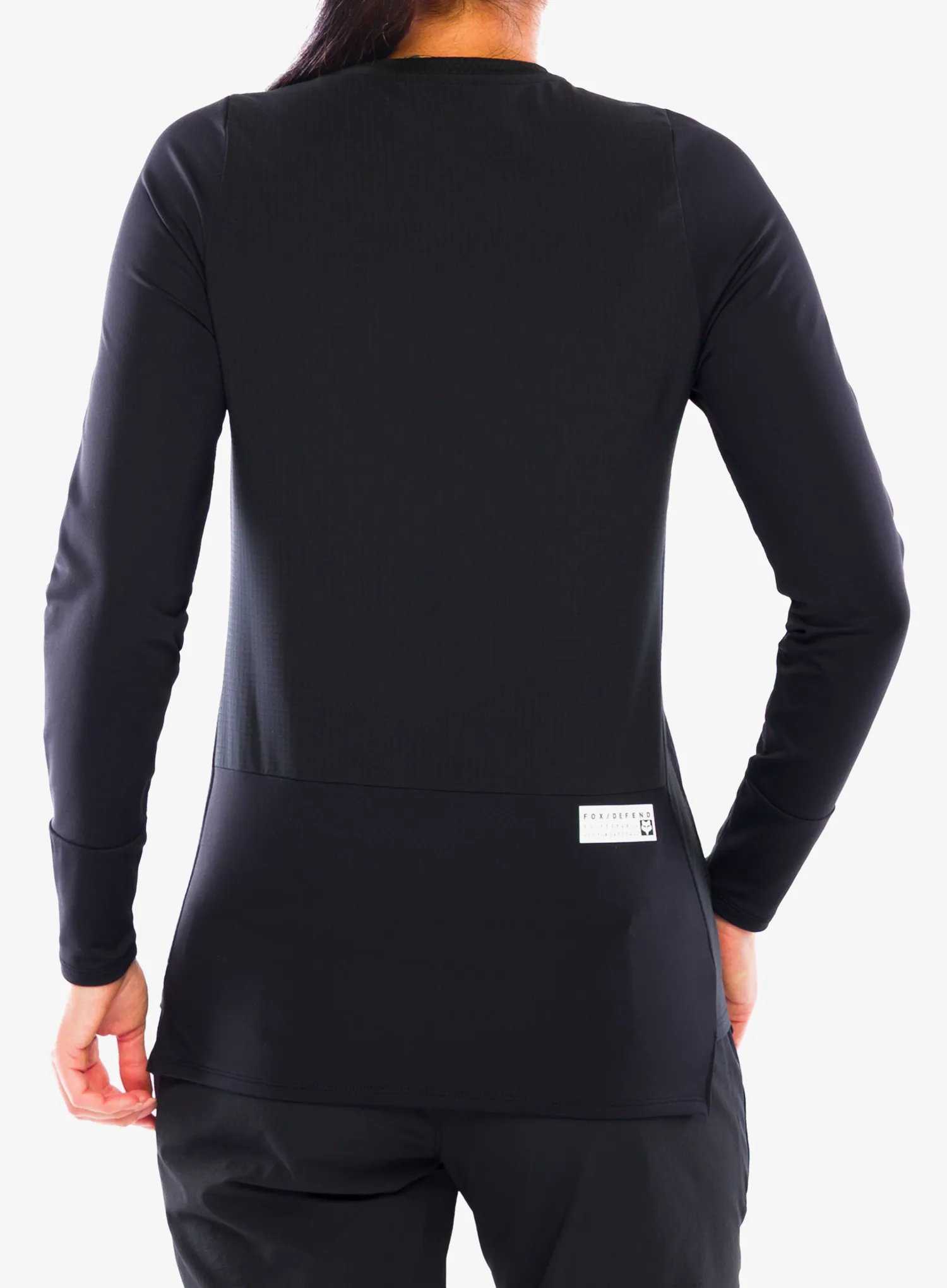 Ženska kolesarska jopa Fox Defend Thermal Jersey - black