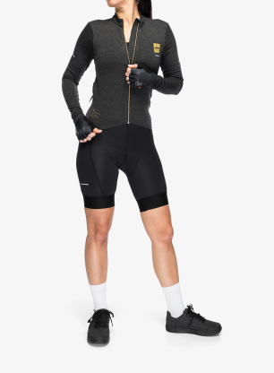 Ženska kolesarska jopa Leatt MTB Endurance 4.0 Long Sleeve - black/black
