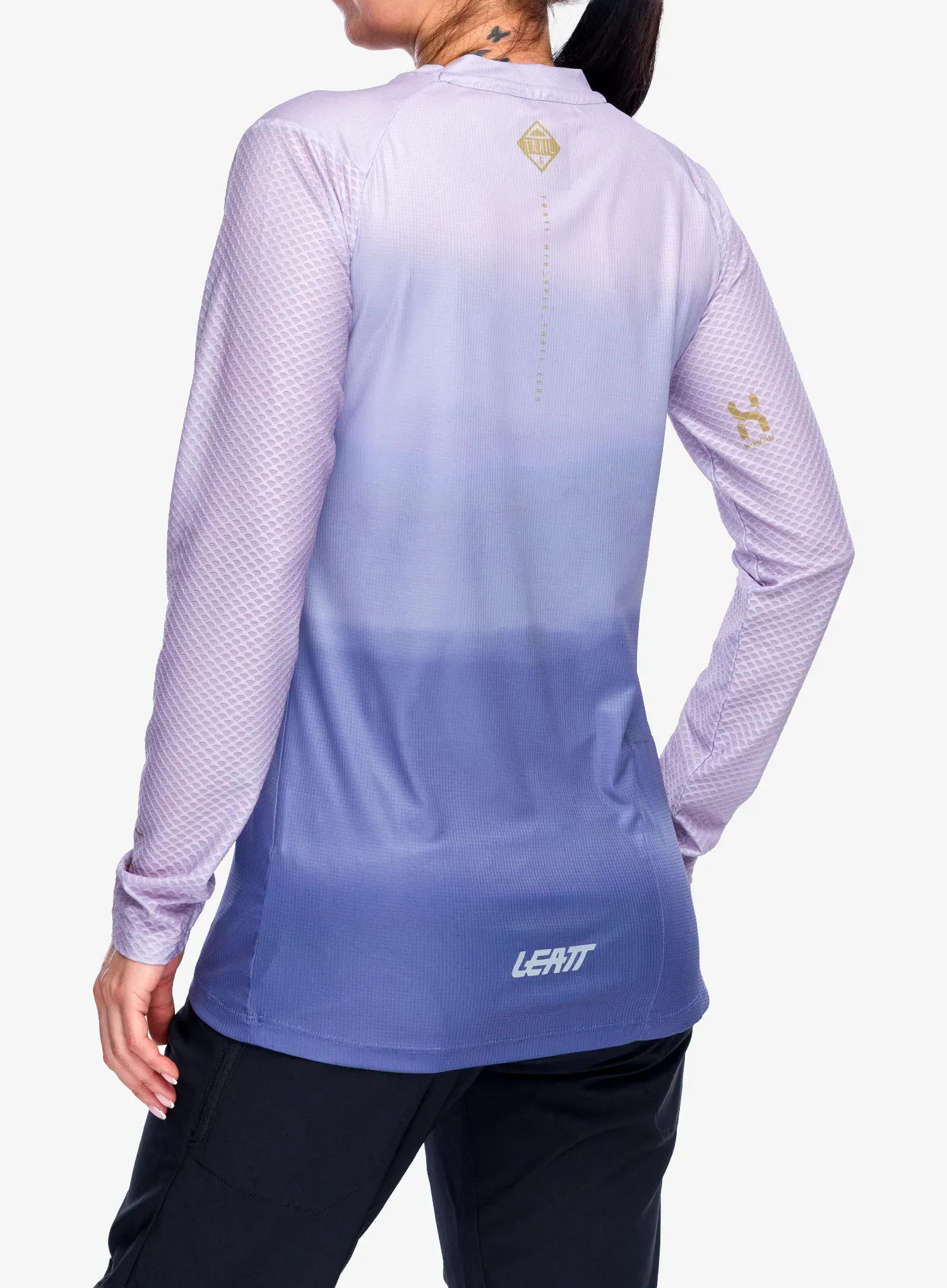 Ženska kolesarska jopa Leatt MTB Trail 3.0 Long Sleeve - cosmic blue