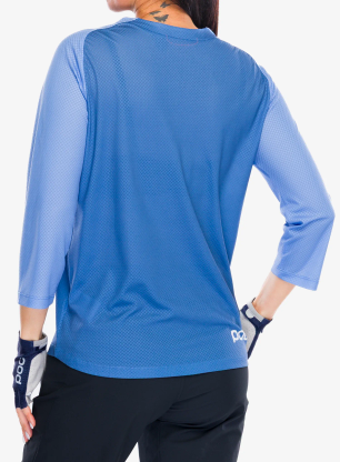 Ženska kolesarska jopa POC Motion Air 3/4 Jersey - bazzite blue