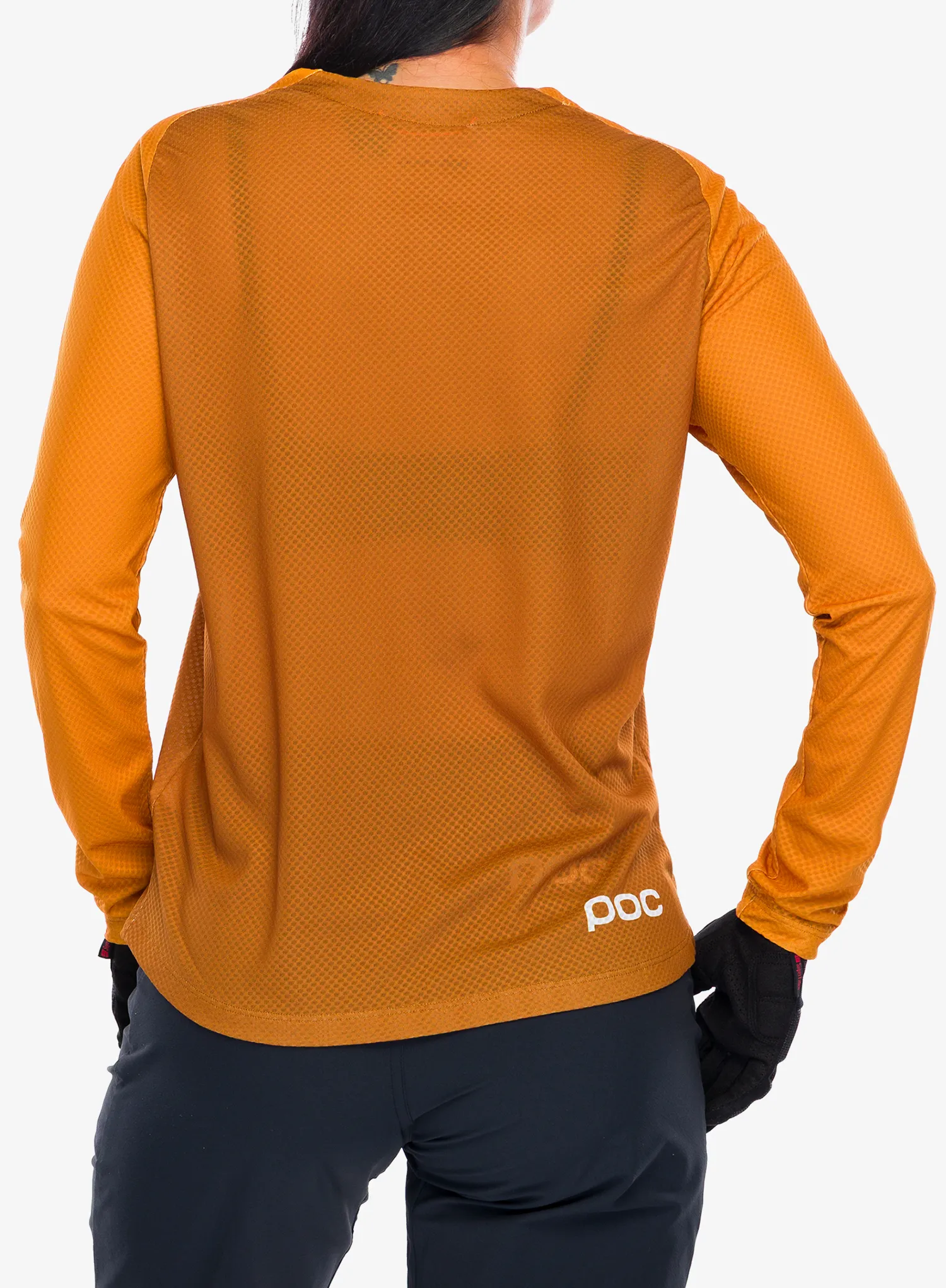 Ženska kolesarska jopa POC Motion Air L/S Jersey - brown