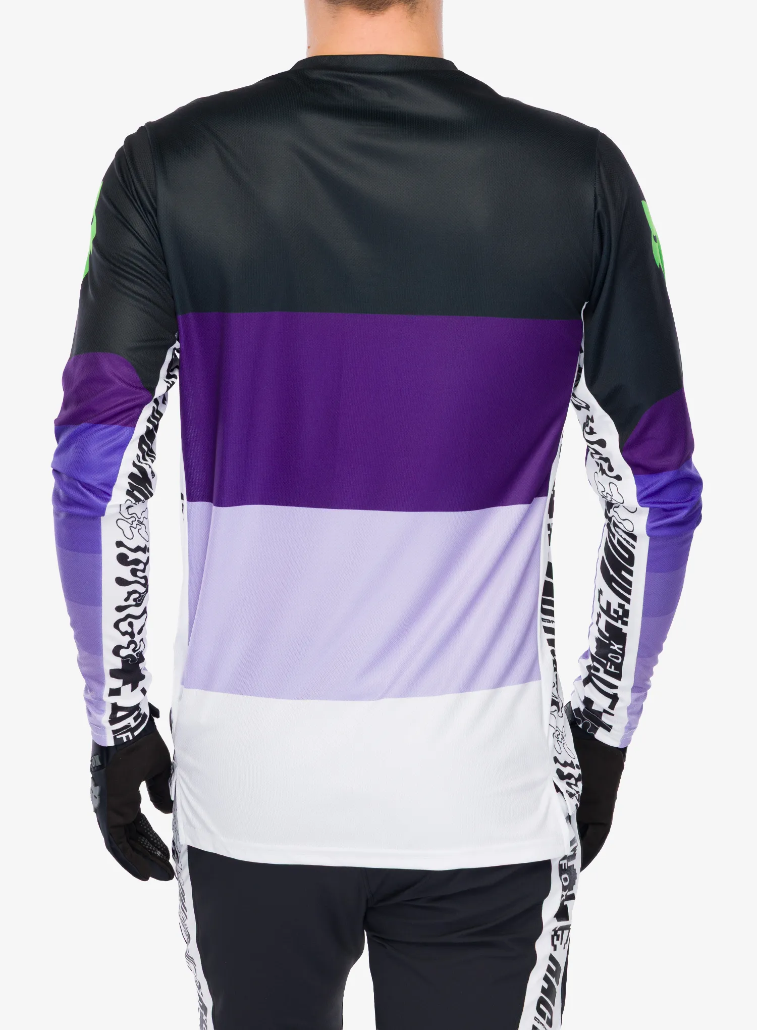 Kolesarska jopa Fox Ranger LS Jersey Grid - black