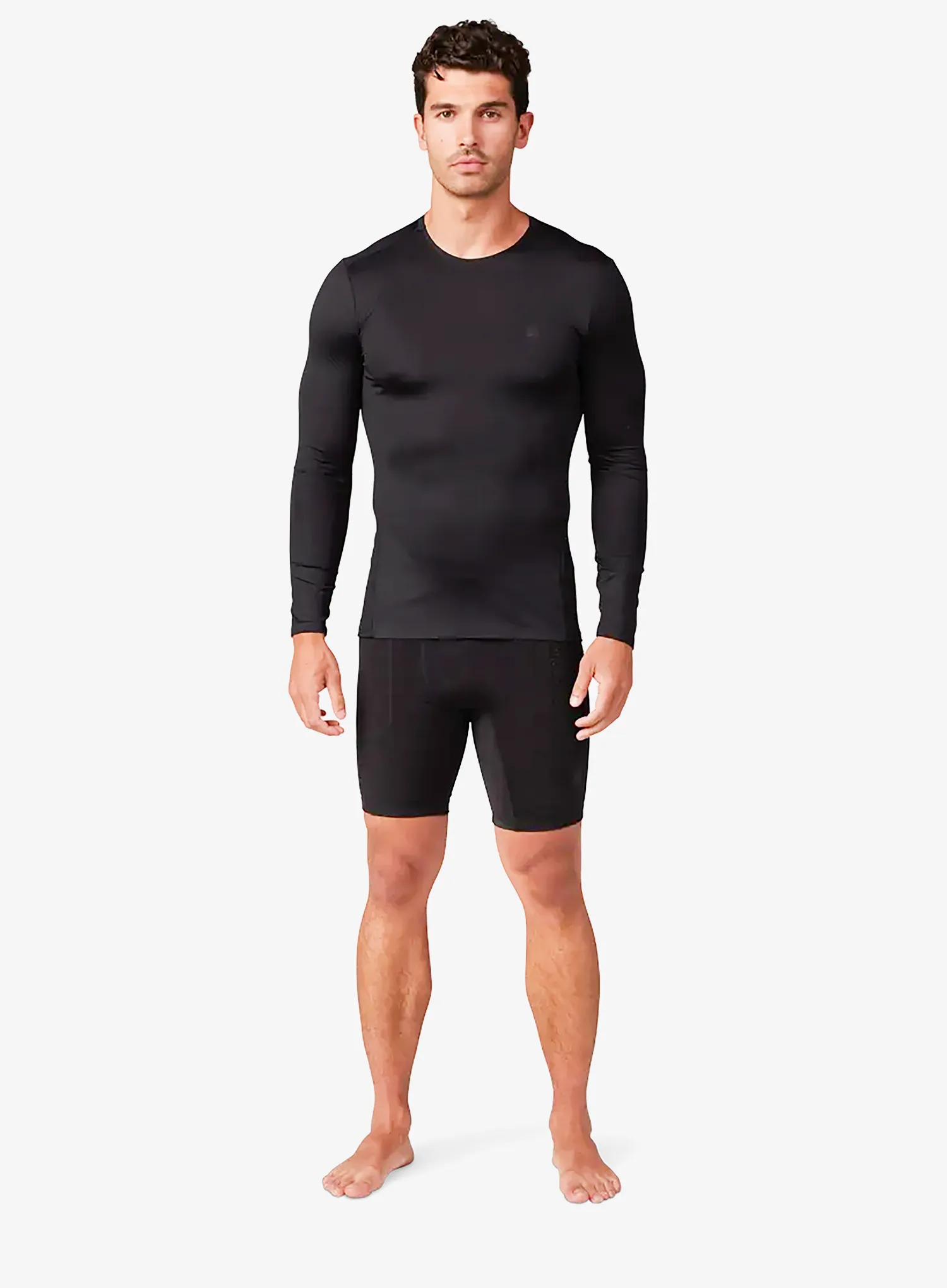Kolesarska jopa Fox Tecbase LS Shirt - black